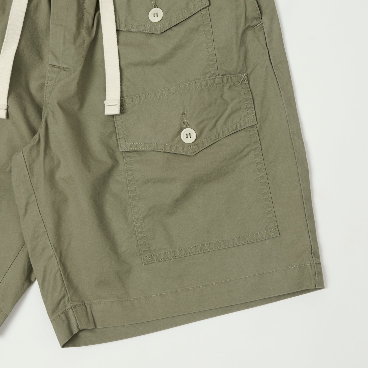 Post Overalls 'Town & Country' Poplin Shorts - Sage Green