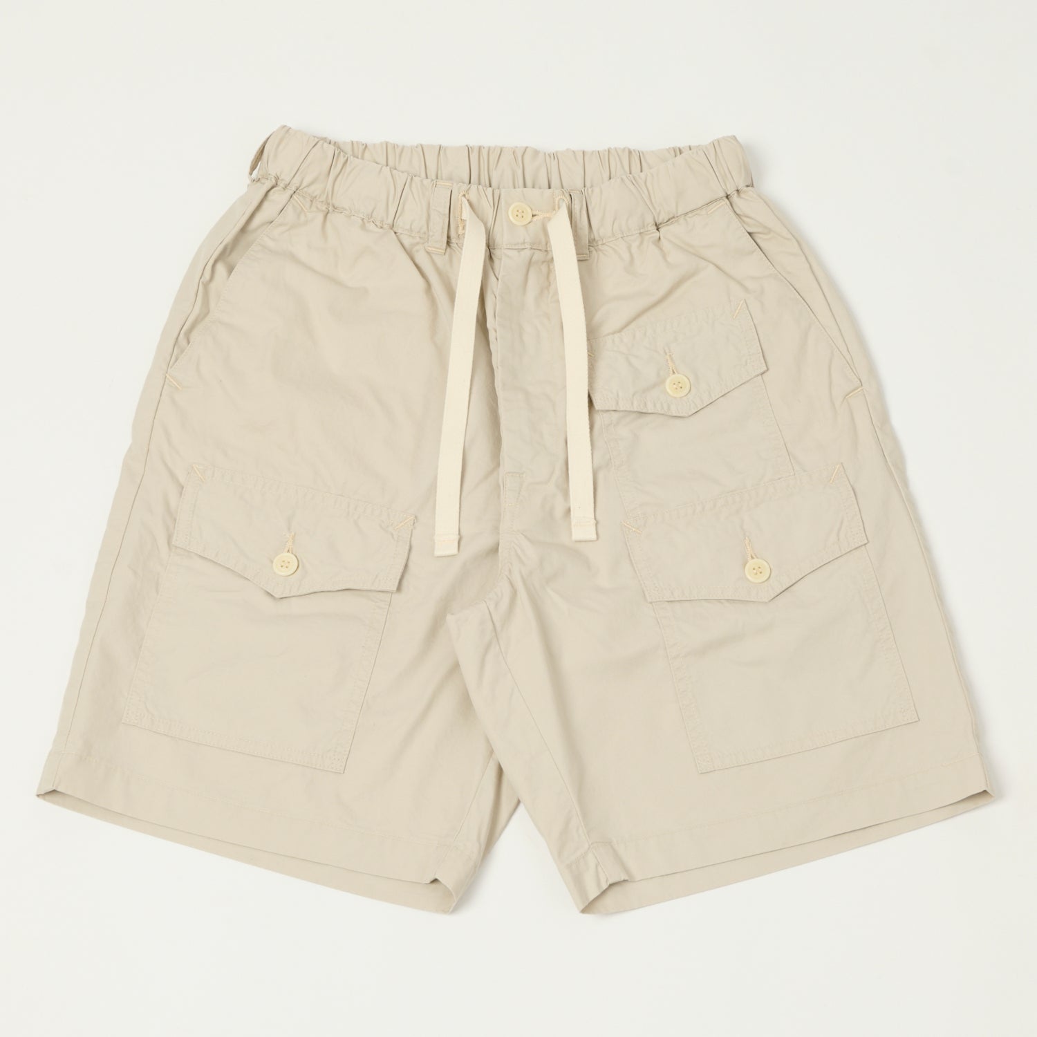 Post Overalls 'Town & Country' Poplin Shorts - Stone