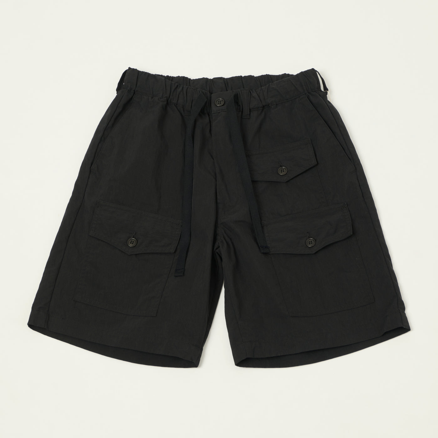 Post Overalls 'Town & Country' Twill Shorts - Black