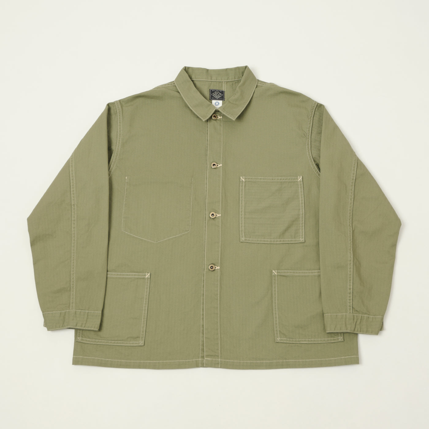 Post Overalls USMC 1930's Utility Jacket - Sage Green