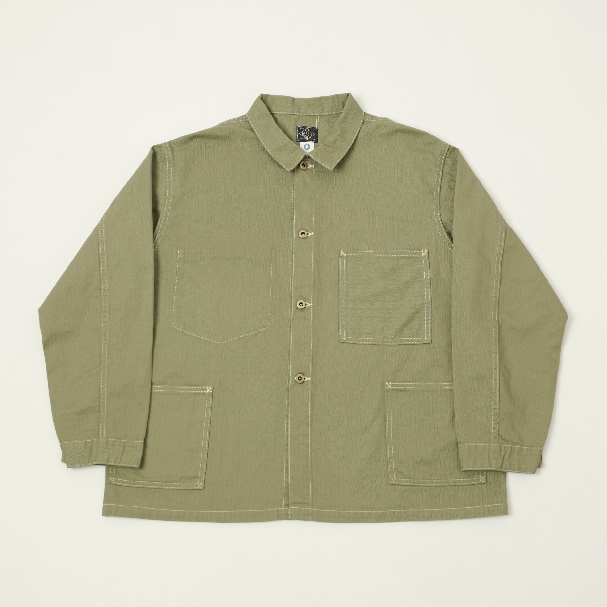 Post Overalls USMC 1930's Utility Jacket - Sage Green