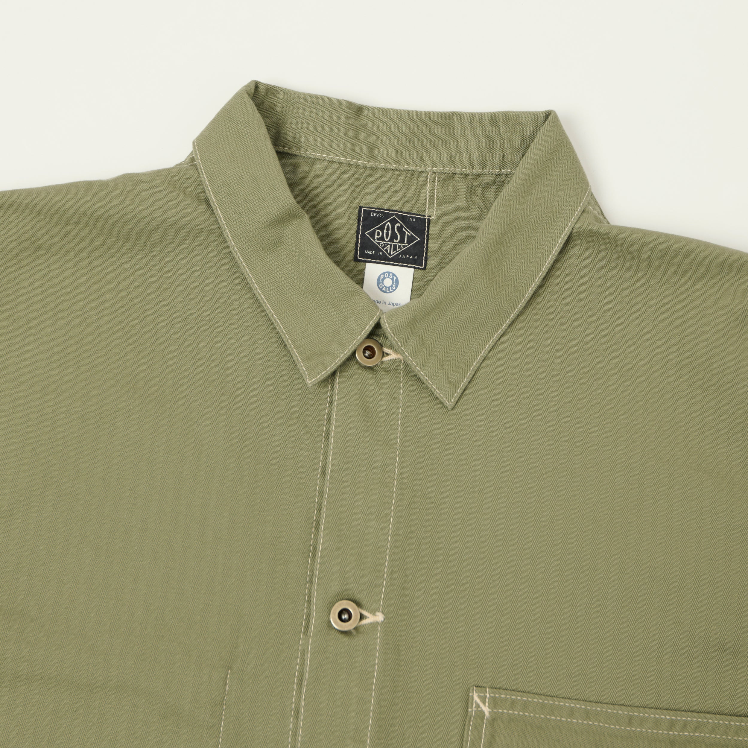 Post Overalls USMC 1930's Utility Jacket - Sage Green