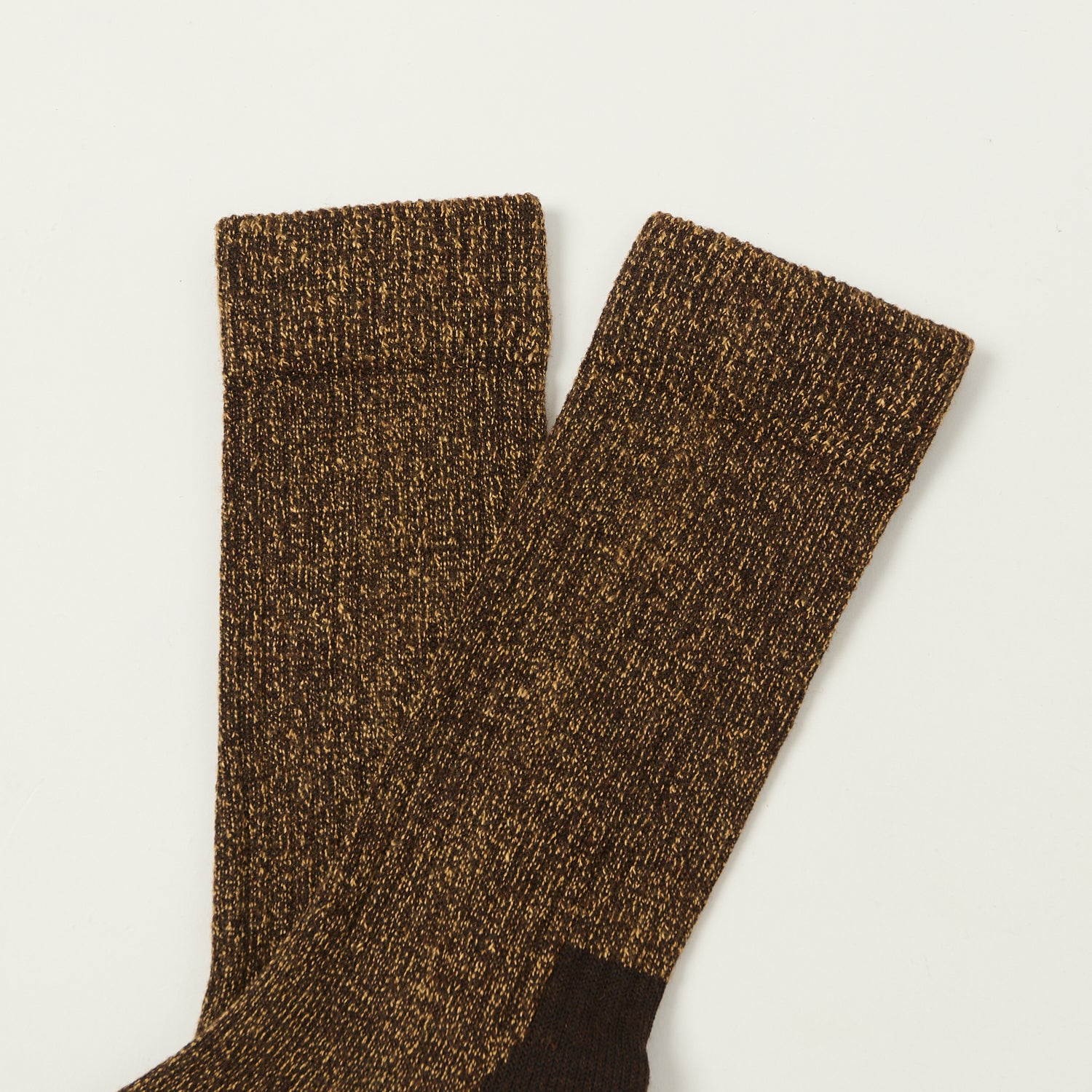 Red Wing Deep Toe-Capped Crew Boot Socks - Brown