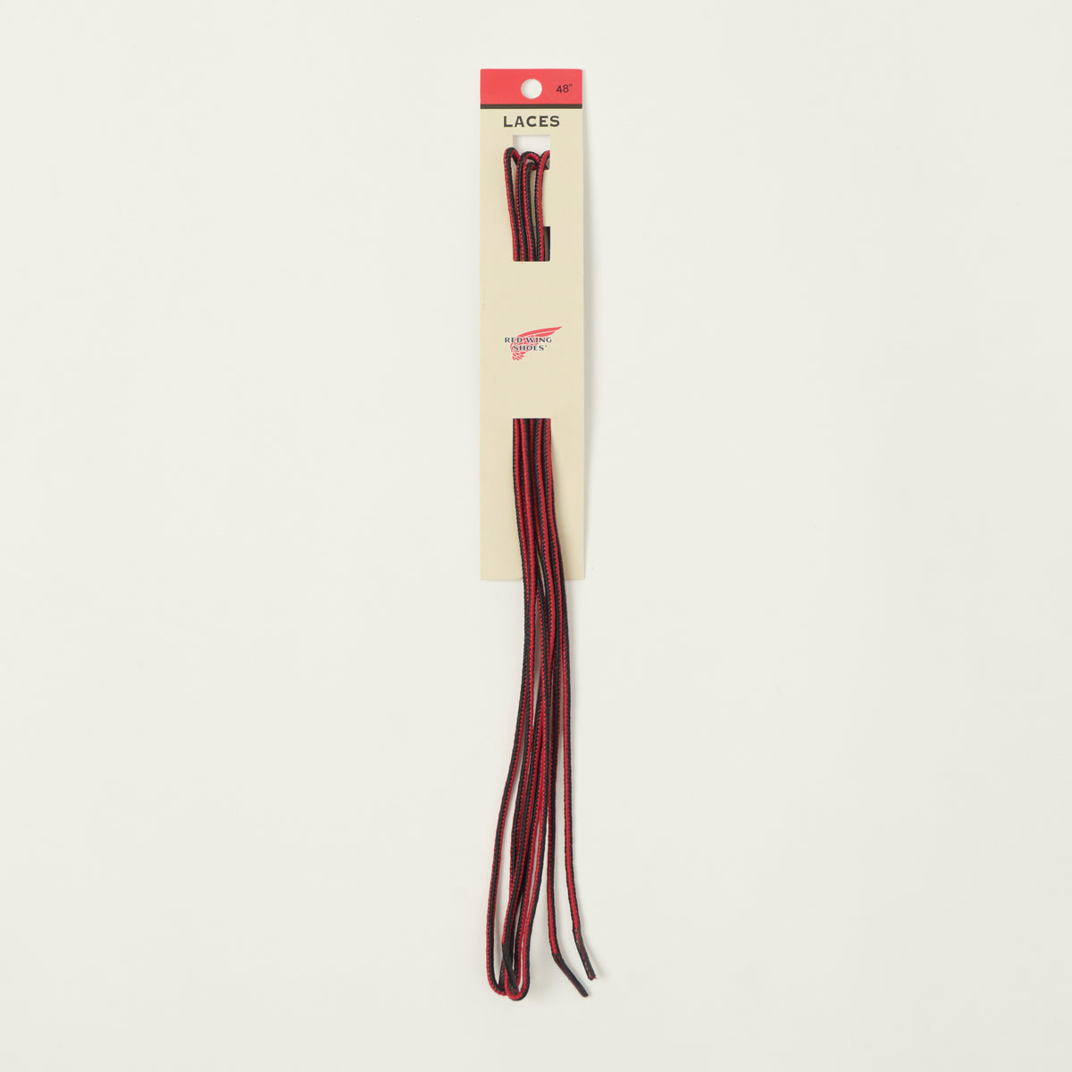 Red Wing Taslan Laces - Black/Formula Red