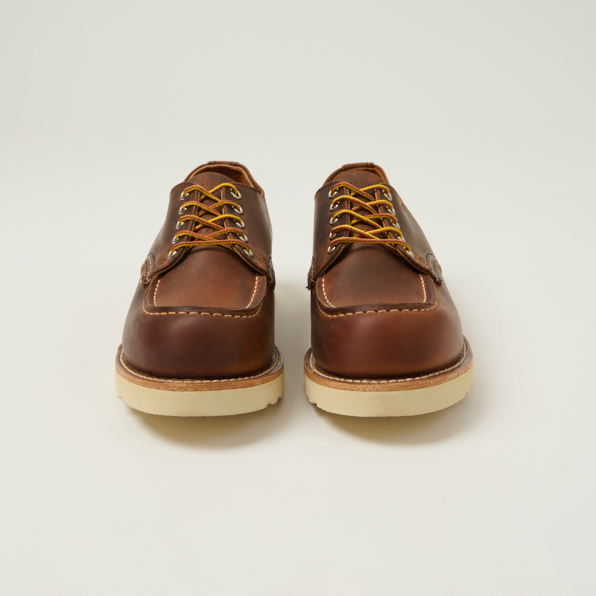 Red Wing 8077 Shop Moc Oxford Shoe - Copper Rough & Tough