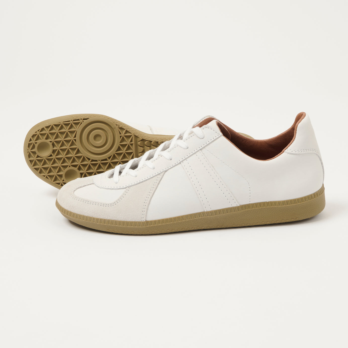 Reproduction of Found 1980s German Army Trainer - White Nubuck