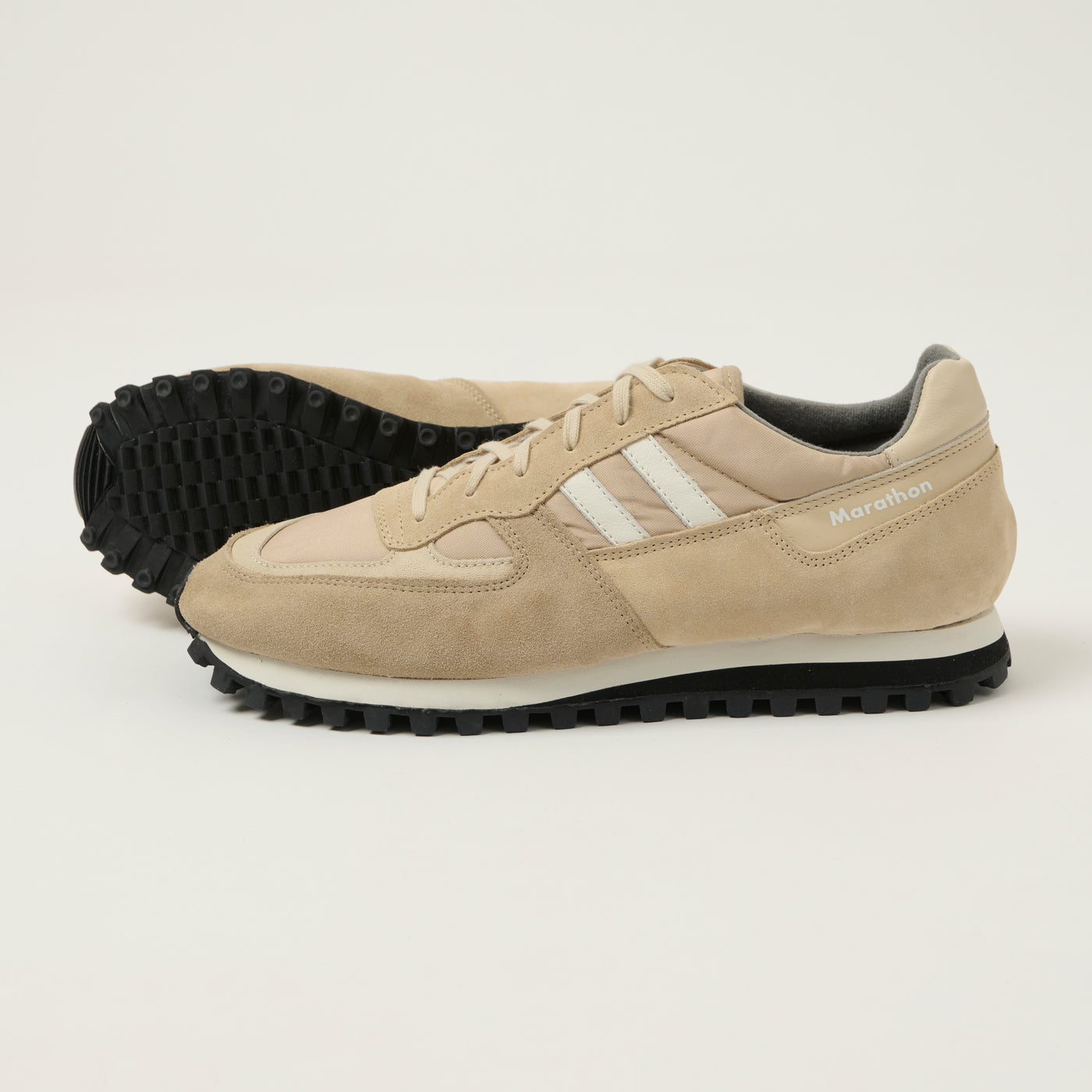Reproduction of Found x ZDA 'Marathon' Classic Sport Trainer - Light Beige/Beige