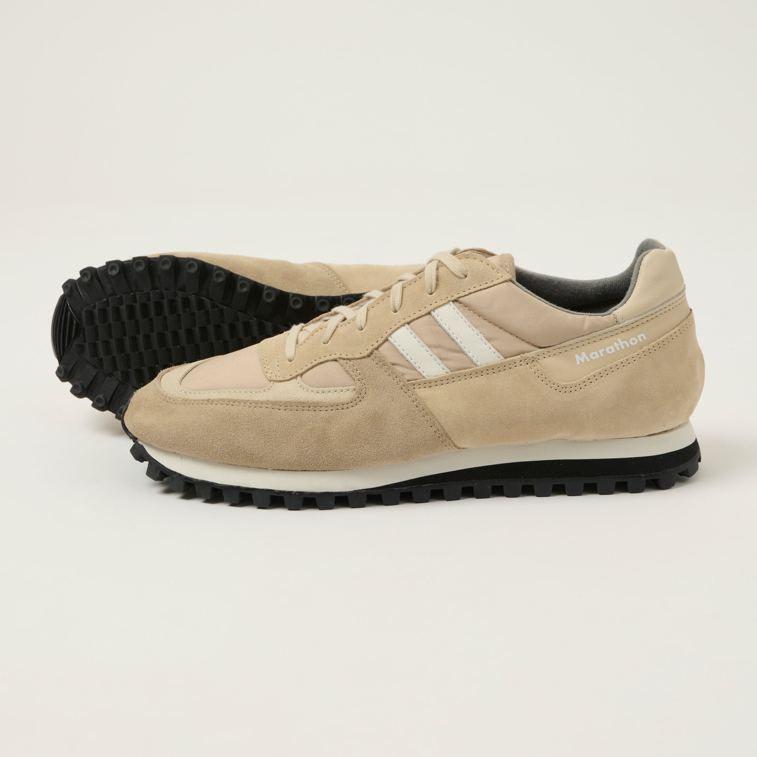 Reproduction of Found x ZDA 'Marathon' Classic Sport Trainer - Light Beige/Beige