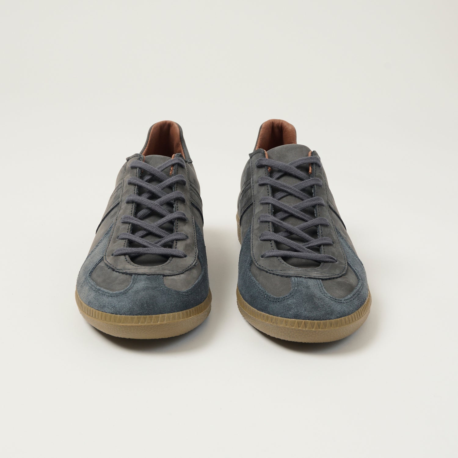 Reproduction of Found 1980s German Army Trainer - Dark Grey Nubuck