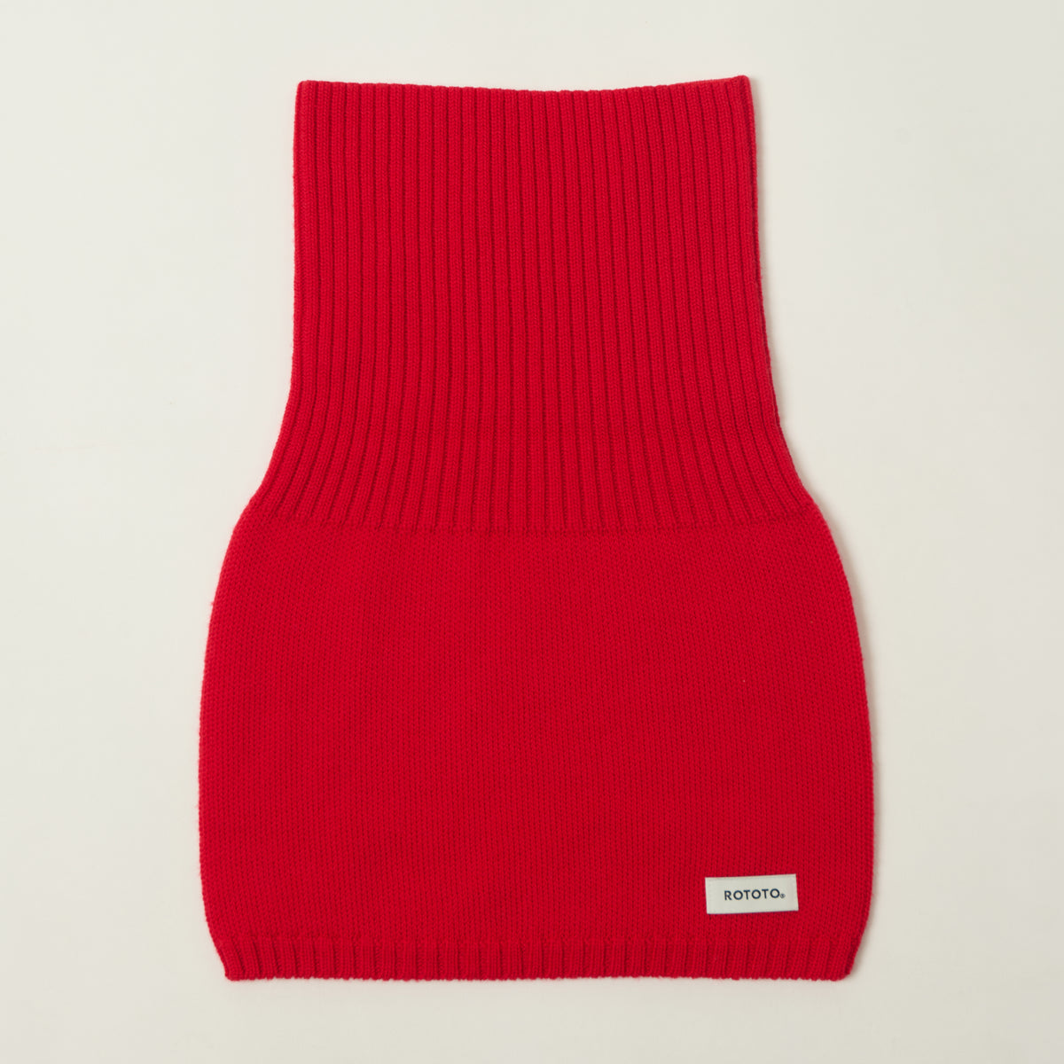 Rototo Extra Fine Merino Seamless Snood - Red