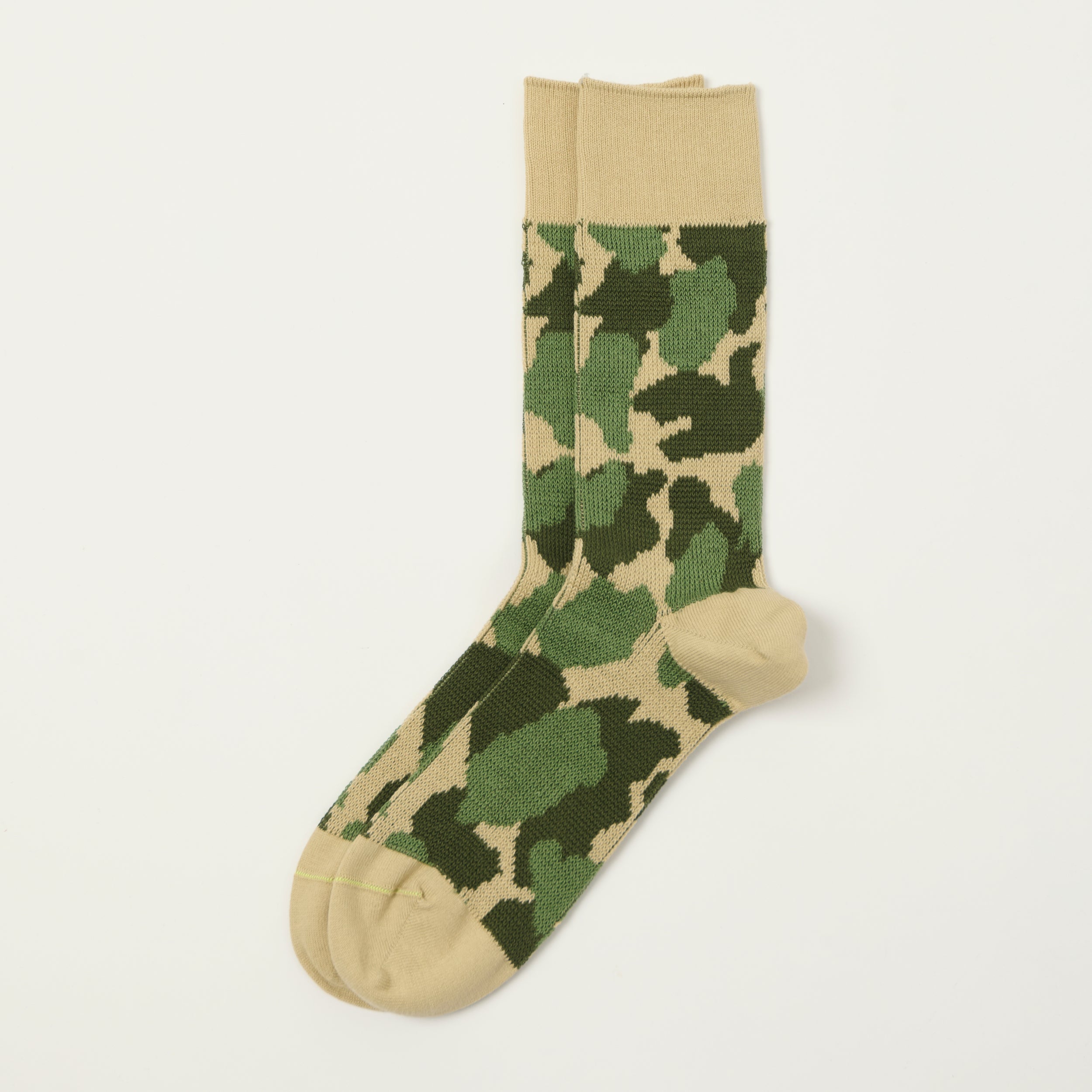 RoToTo Duck Hunter Camo Socks - Sand Beige