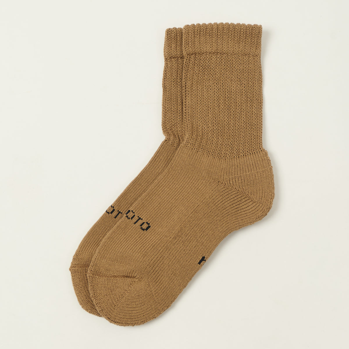 RoToTo Organic Daily 3 Pack Mini Crew Sock - Khaki Tones