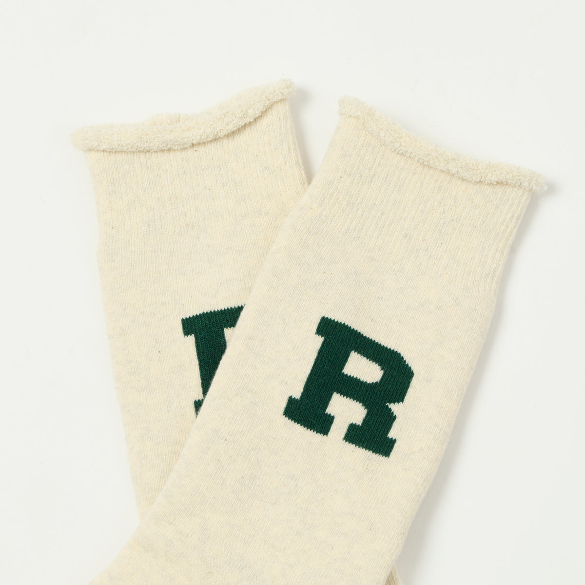 RoToTo Raffy Sweat Sock R Logo - Dark Green