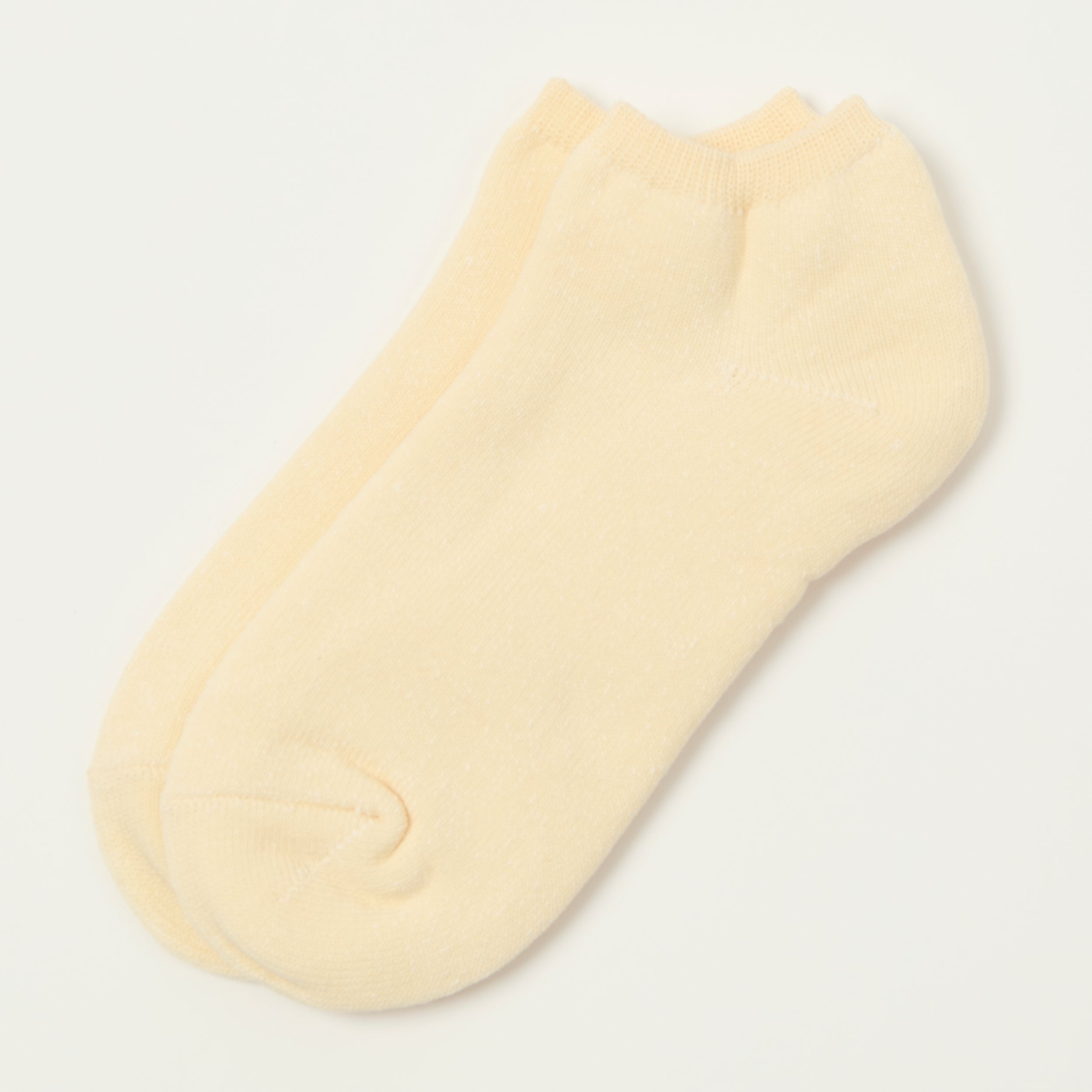 RoToTo Washi Pile Short Sock - Ivory