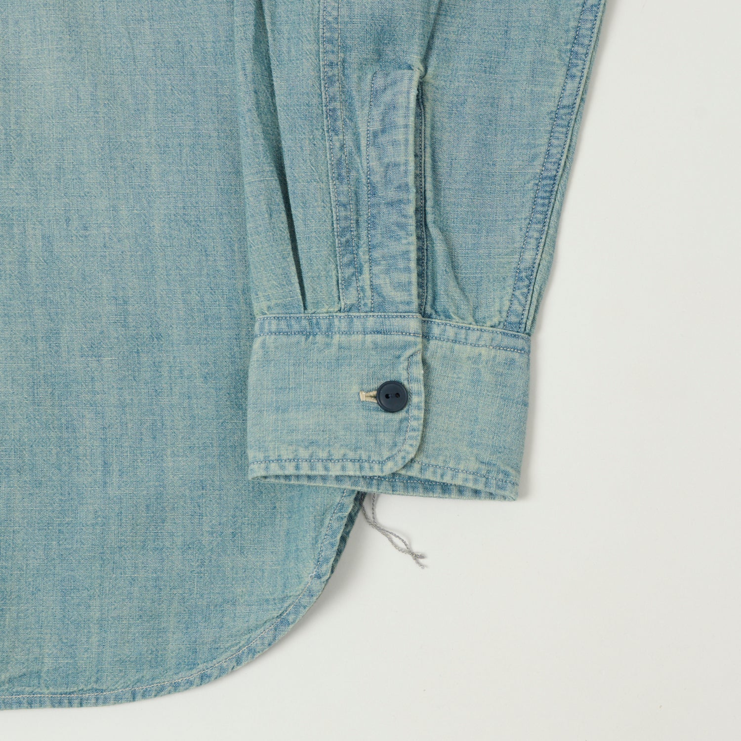 RRL Indigo Chambray Workshirt - Medium Wash