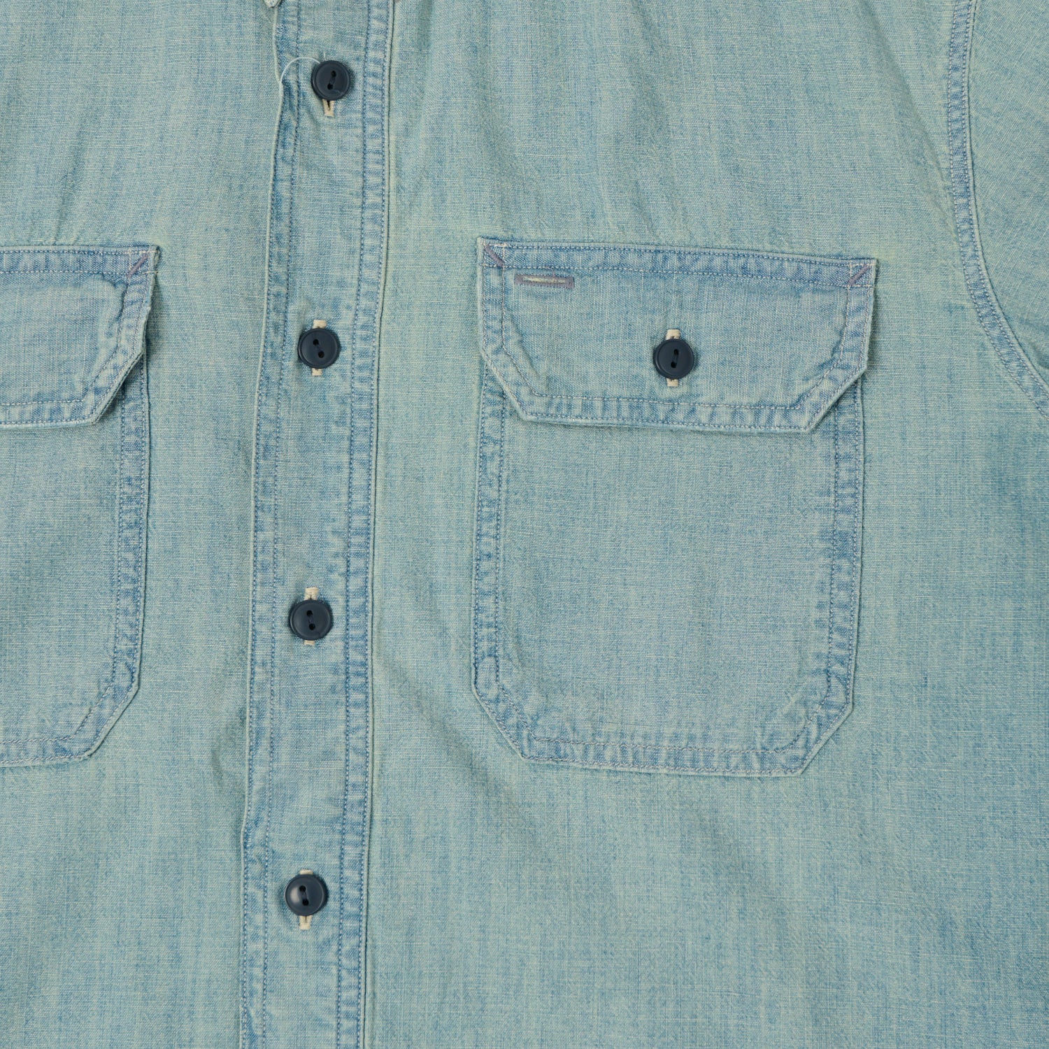 RRL Indigo Chambray Workshirt - Medium Wash