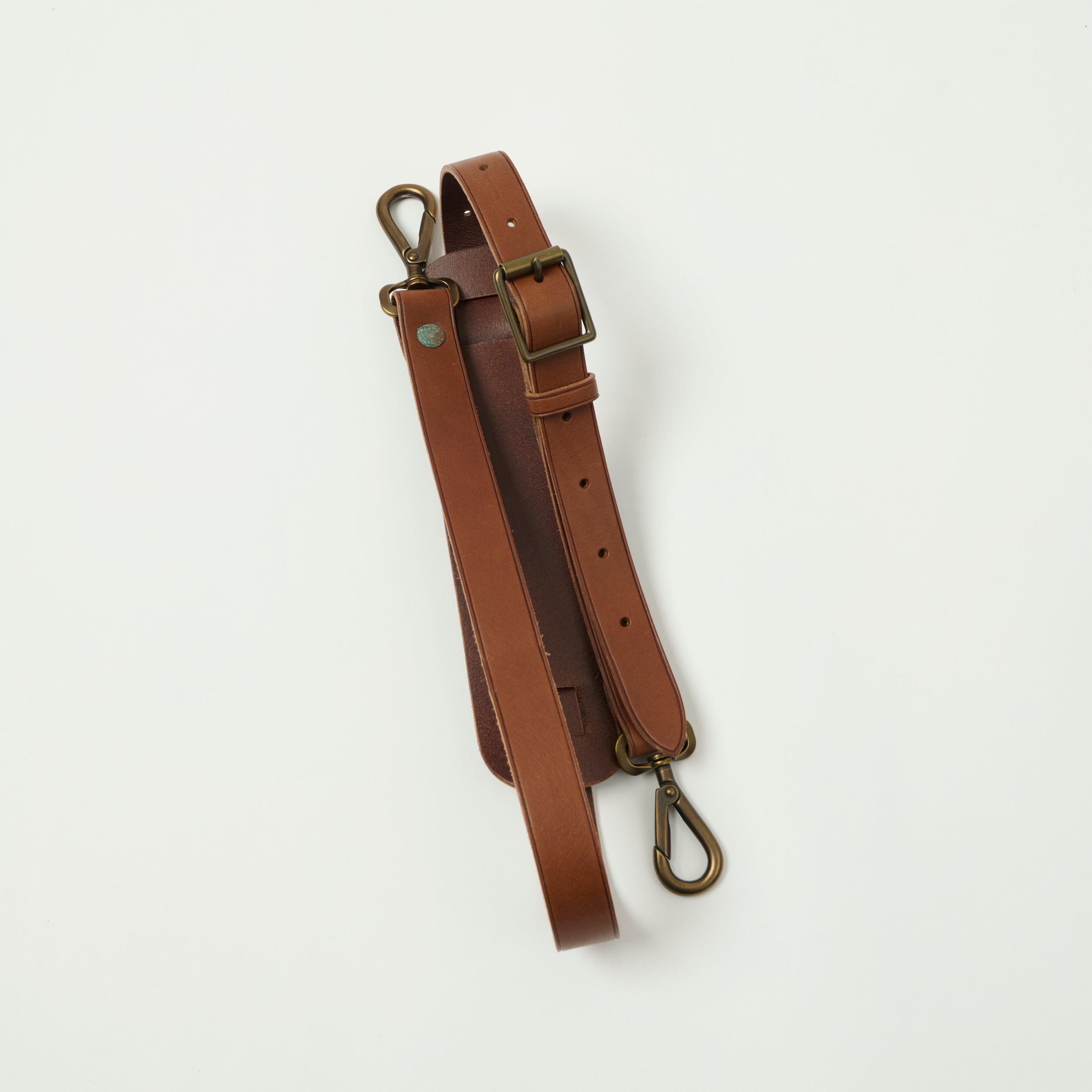 RRL Leather-Trim Denim Day Bag - Indigo