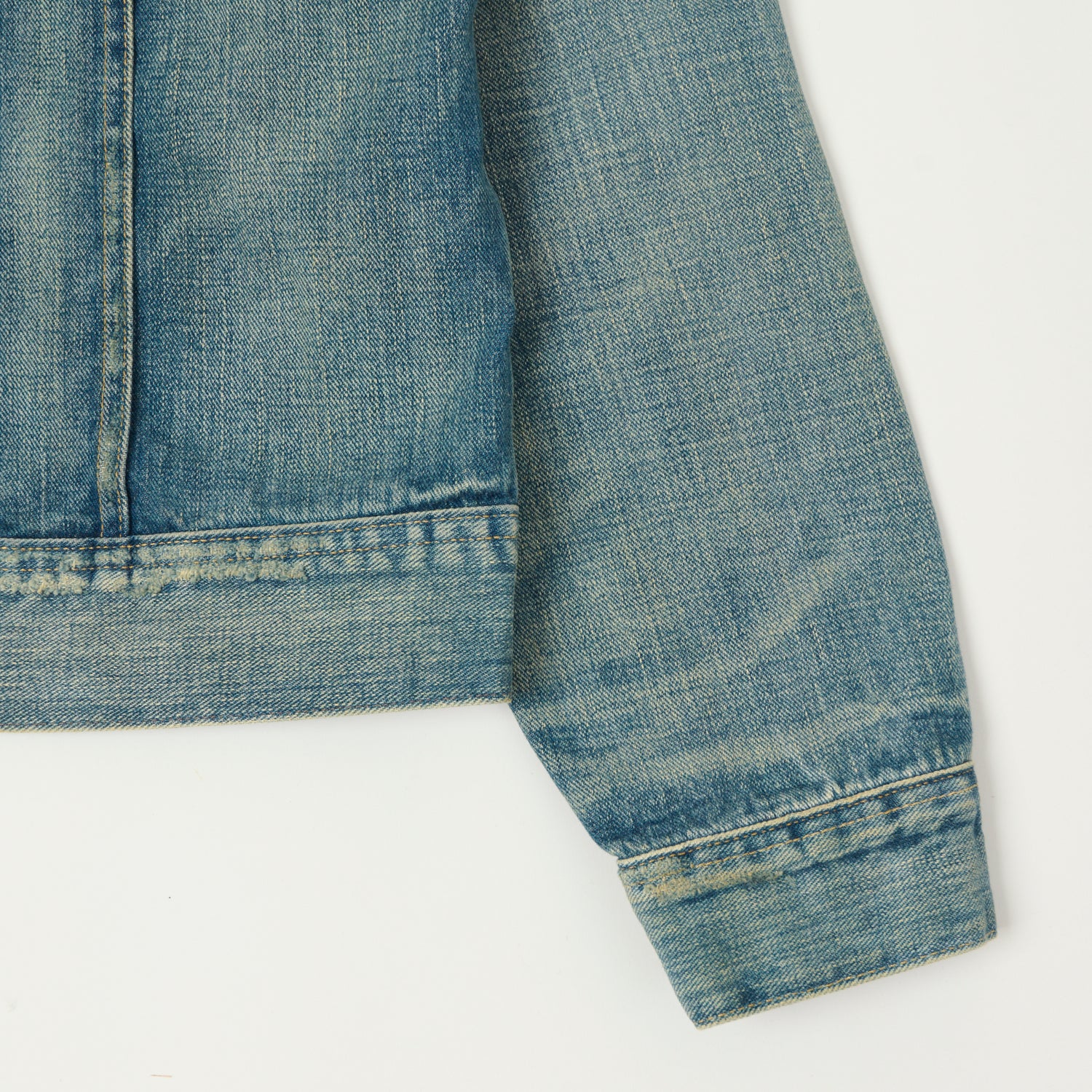 RRL 'Leeland' Denim Trucker Jacket - Heavy Wash