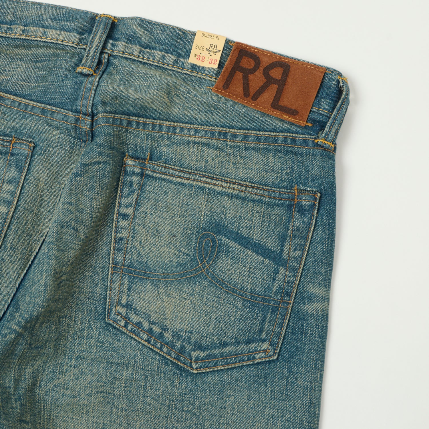 RRL 'Milner' Straight Fit Selvedge Jean - One Wash