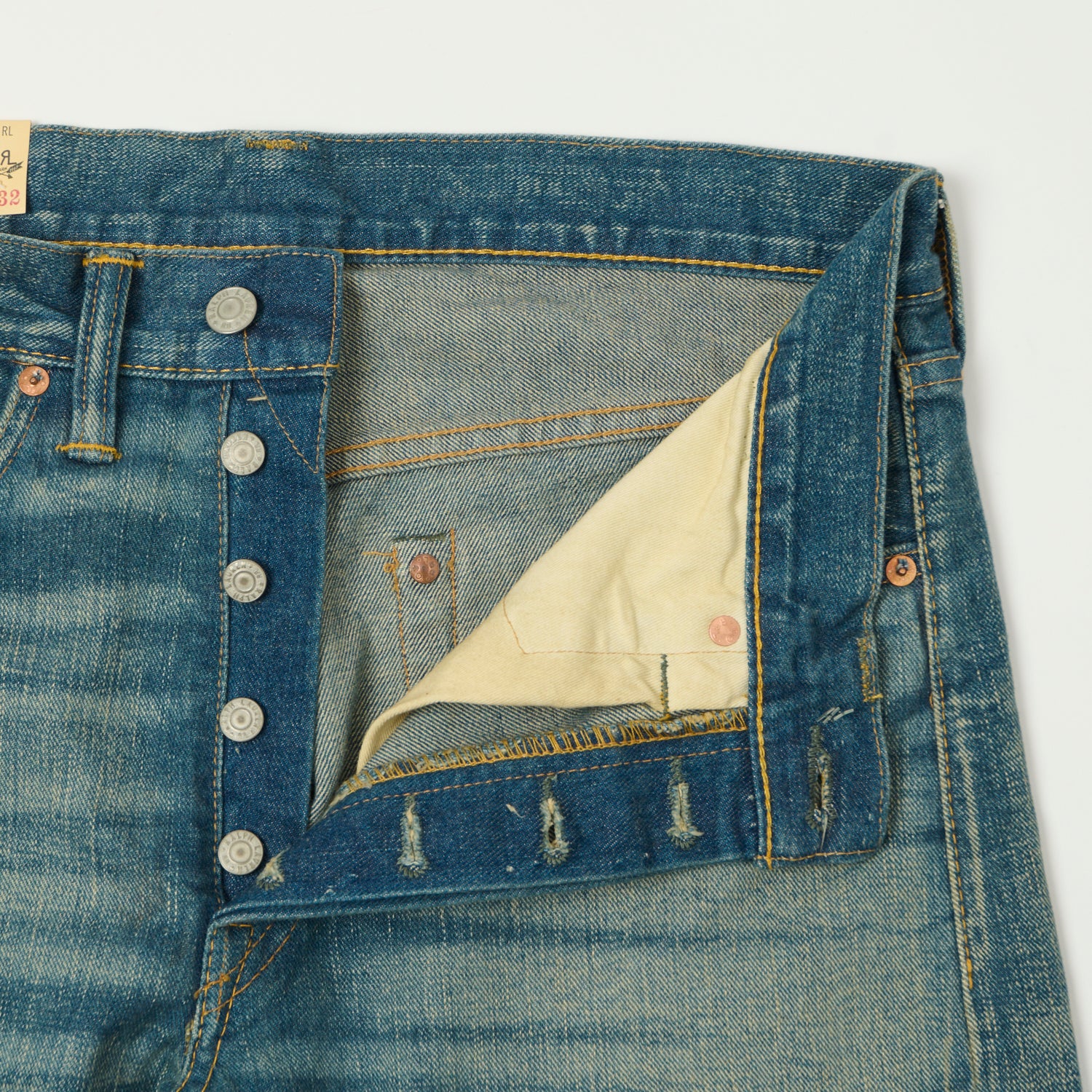 RRL 'Milner' Straight Fit Selvedge Jean - One Wash