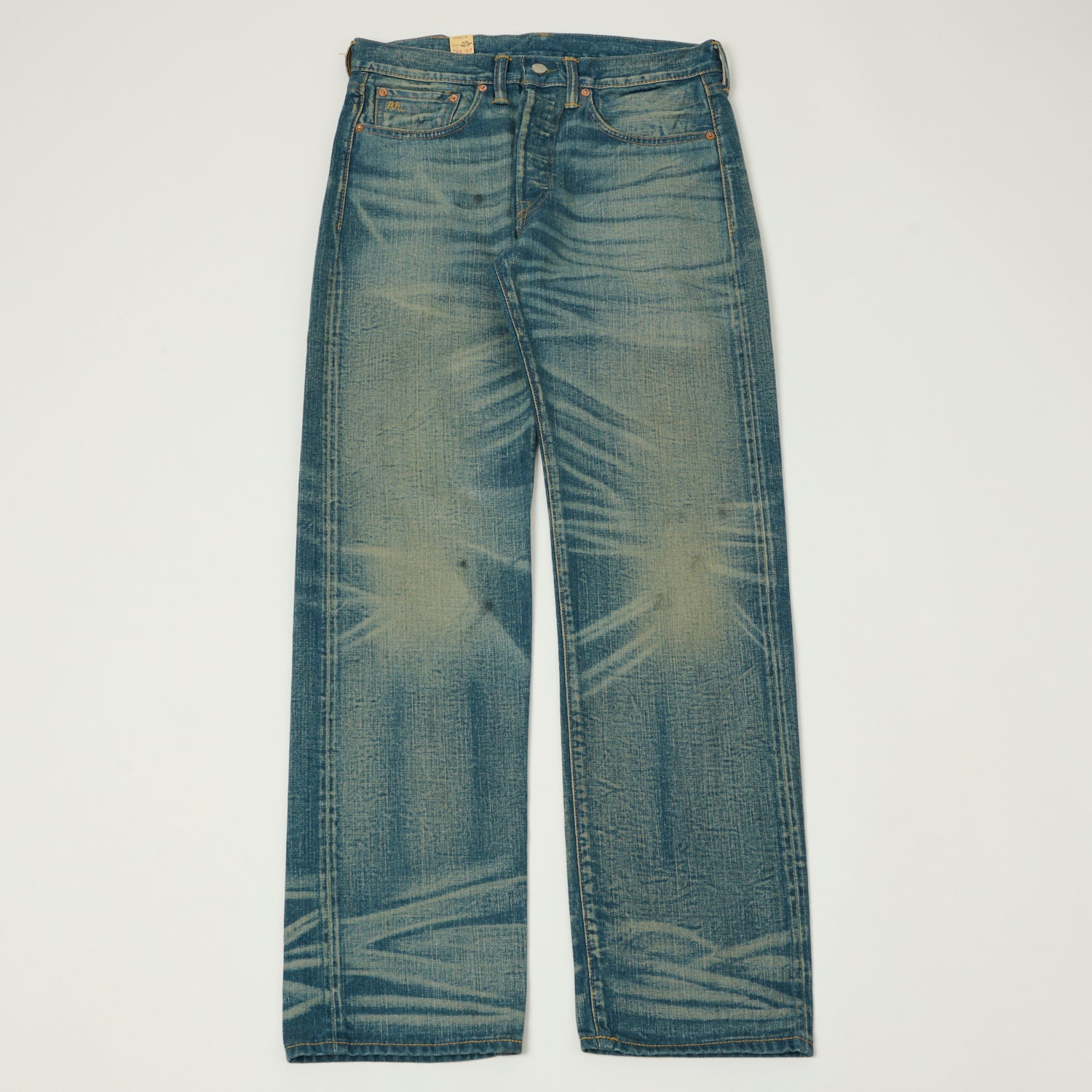 RRL 'Milner' Straight Fit Selvedge Jean - One Wash