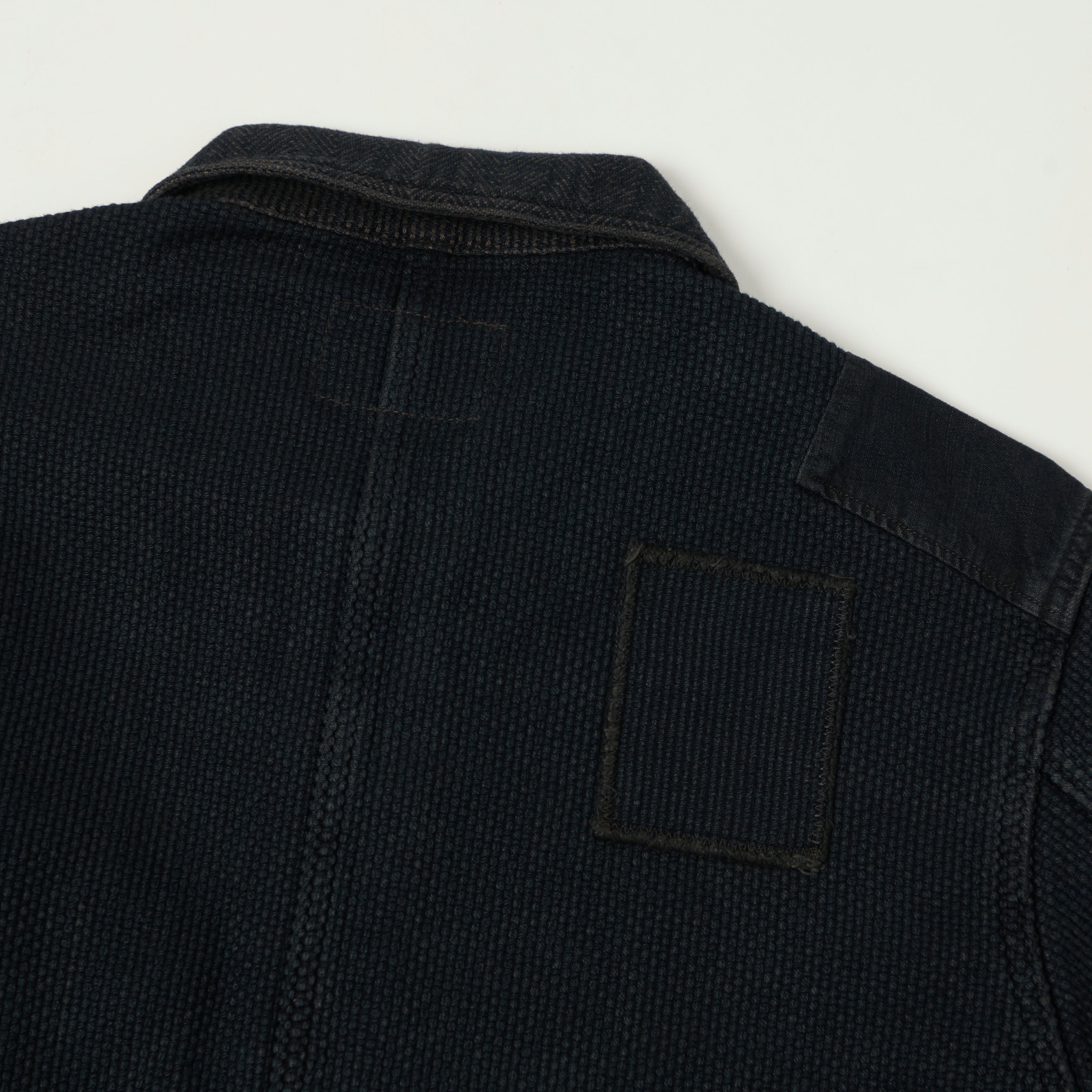 RRL 'Mont' Patchwork Chore Jacket - Indigo