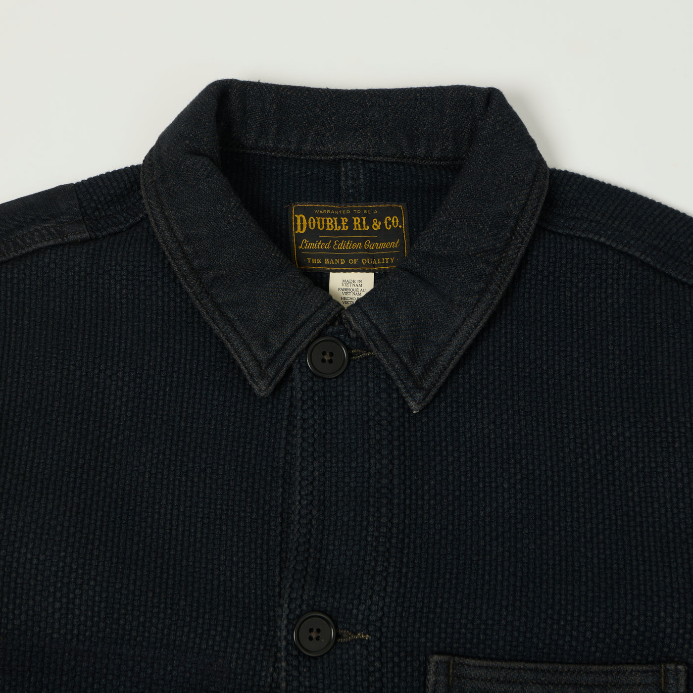 RRL 'Mont' Patchwork Chore Jacket - Indigo