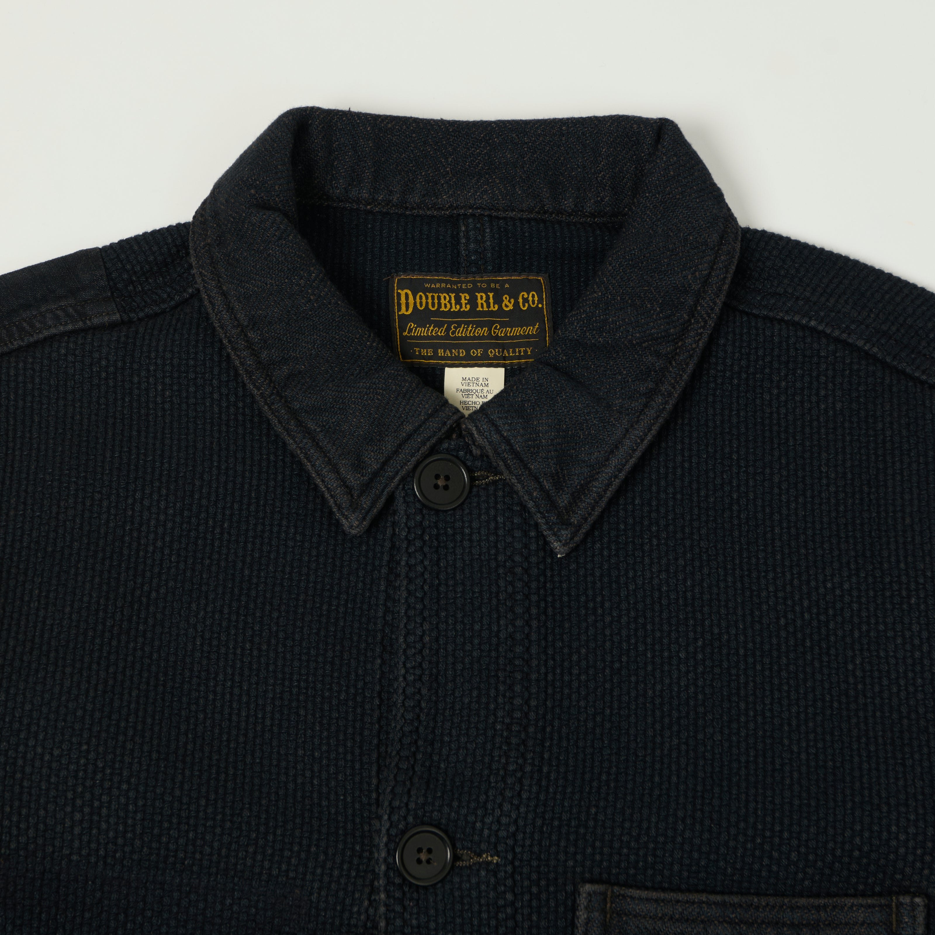 RRL 'Mont' Patchwork Chore Jacket - Indigo