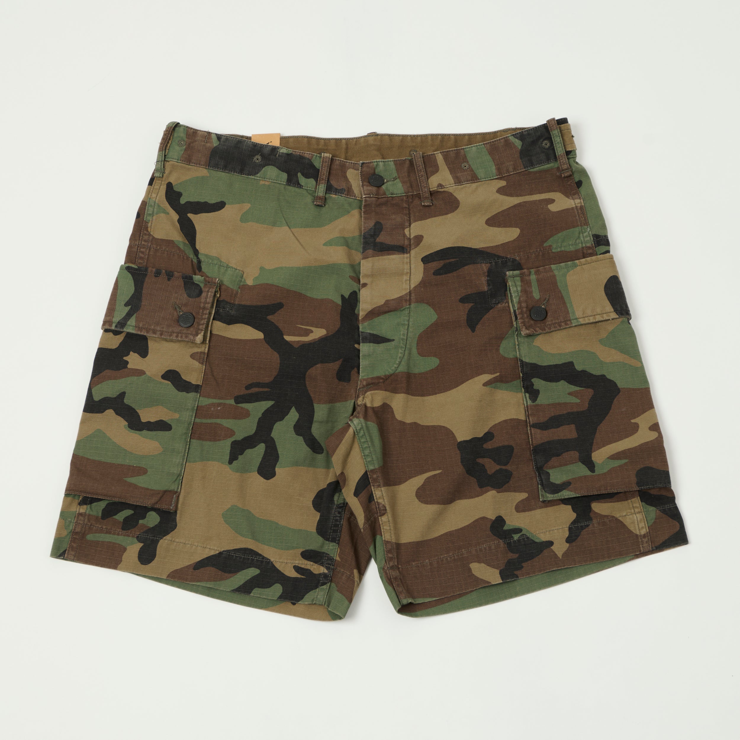 RRL Ripstop Cargo Shorts - Camo