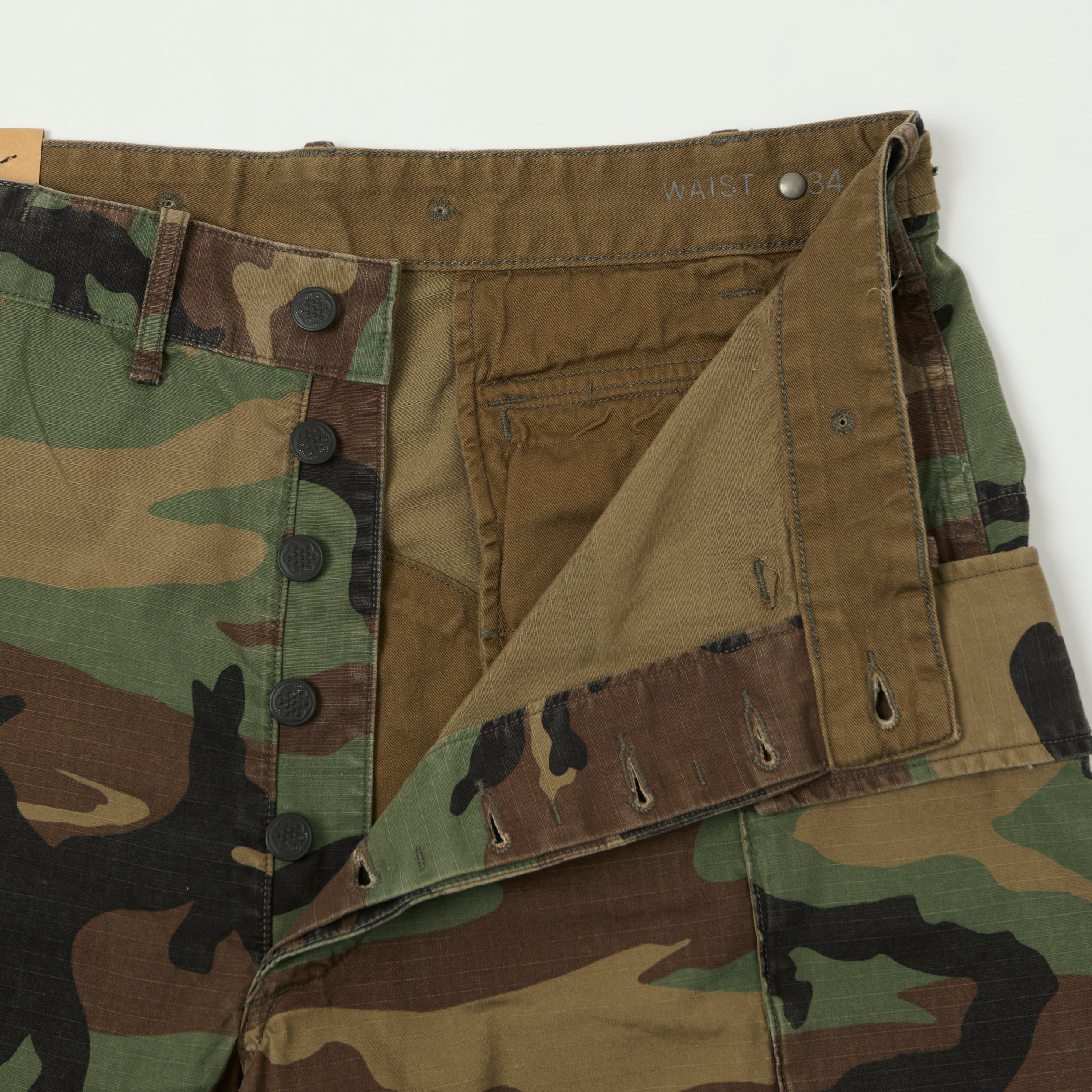 RRL Ripstop Cargo Shorts - Camo