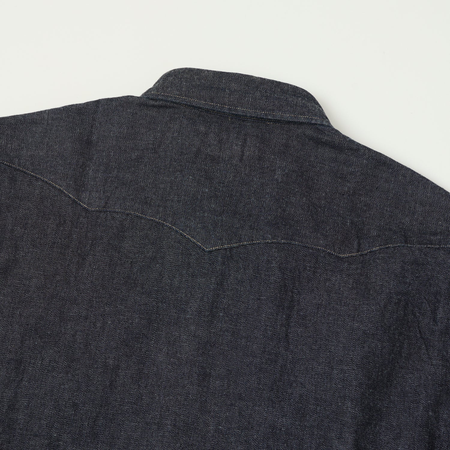 RRL Slim Fit Denim Western Shirt - Rinse