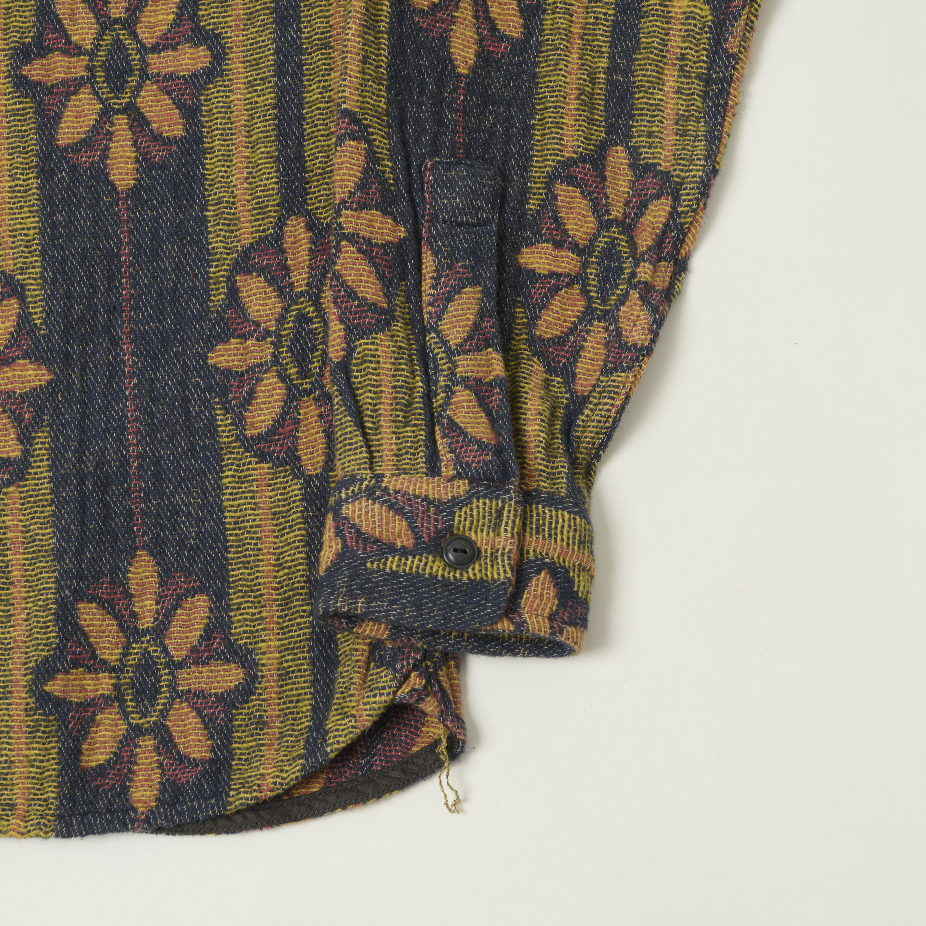 RRL Floral Jacquard Work Shirt - Multi