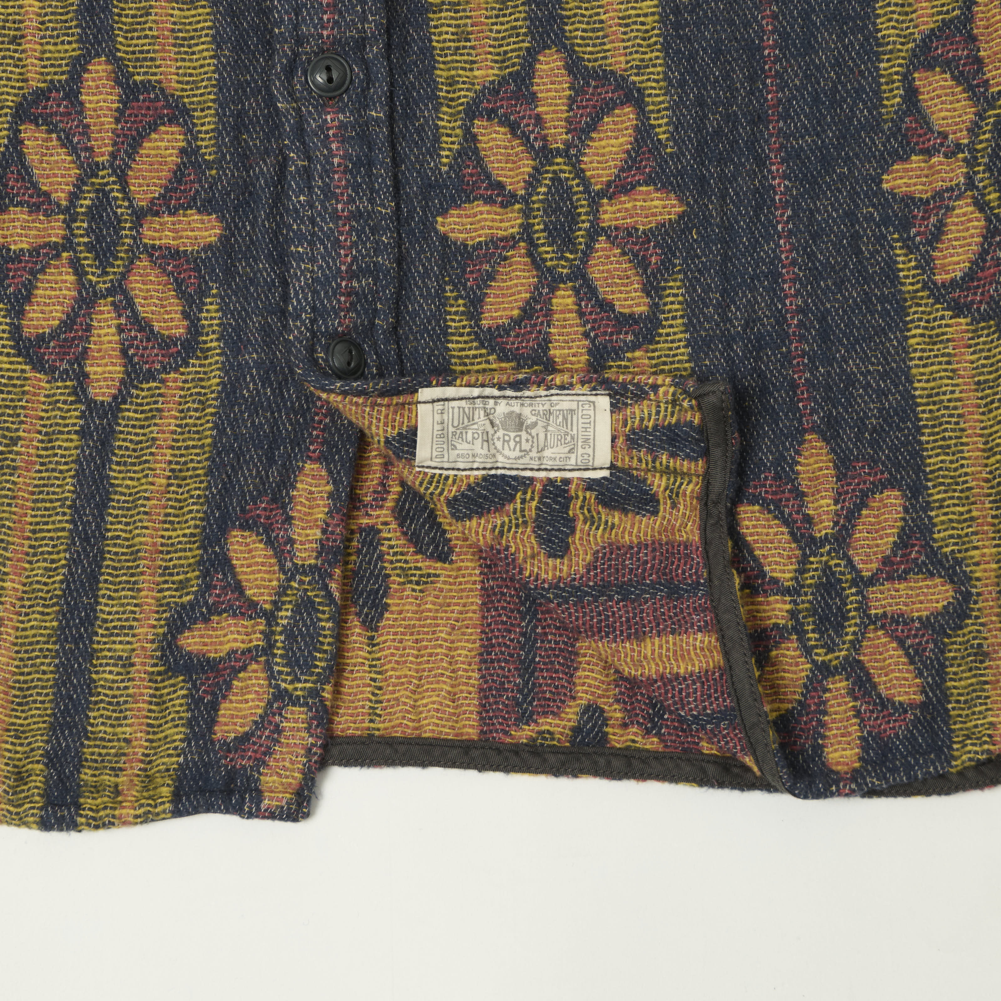 RRL Floral Jacquard Work Shirt - Multi