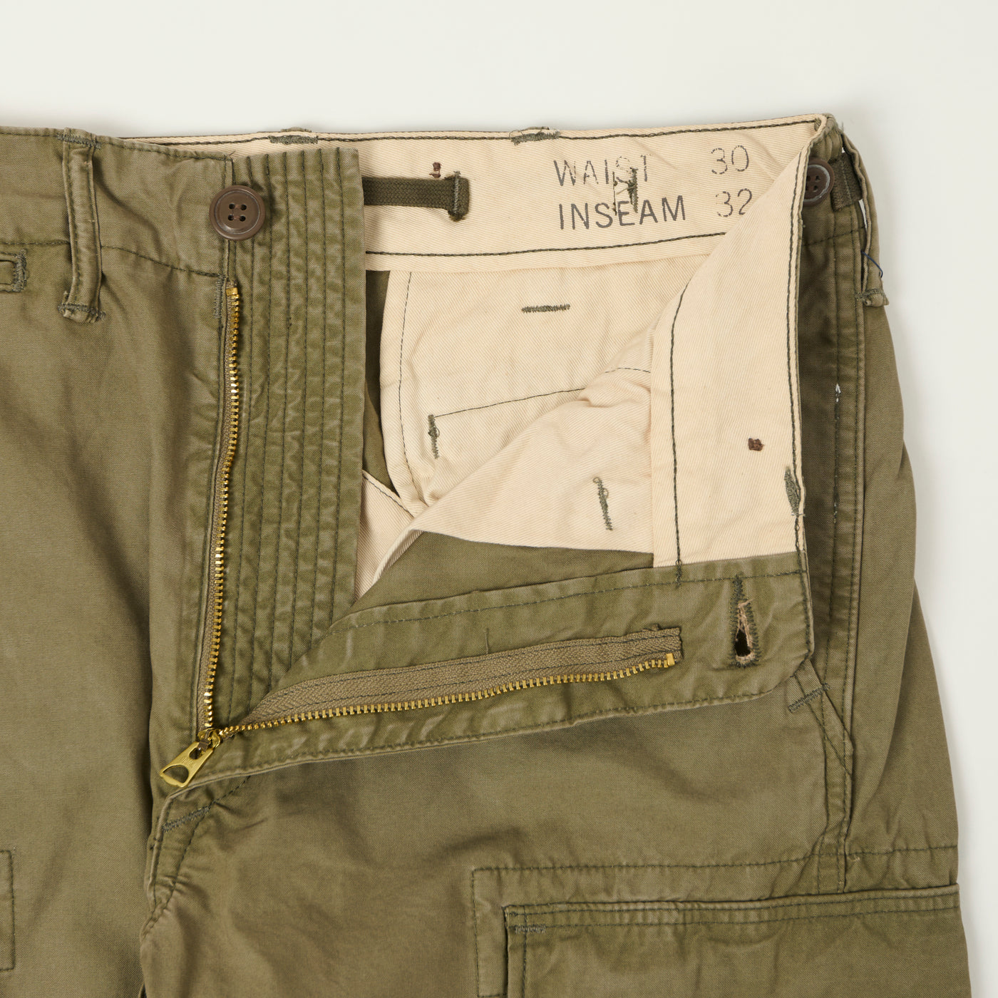 RRL Surplus Cargo Trouser - Dark Olive