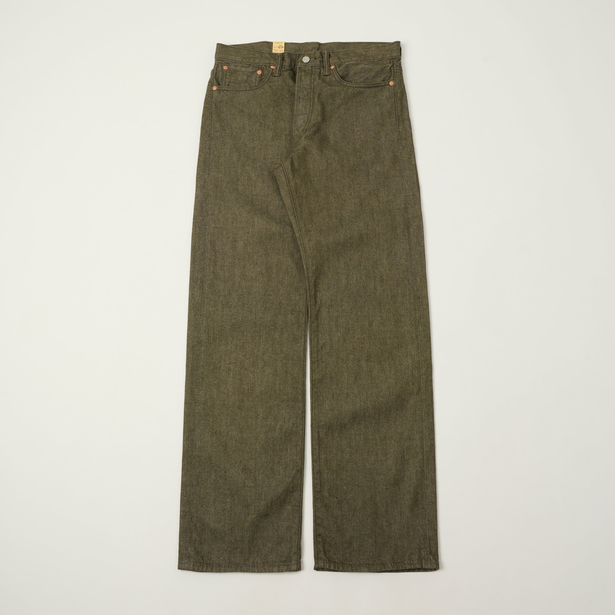 RRL Vintage 5-Pocket 11.5oz Relaxed Straight Jean - Olive