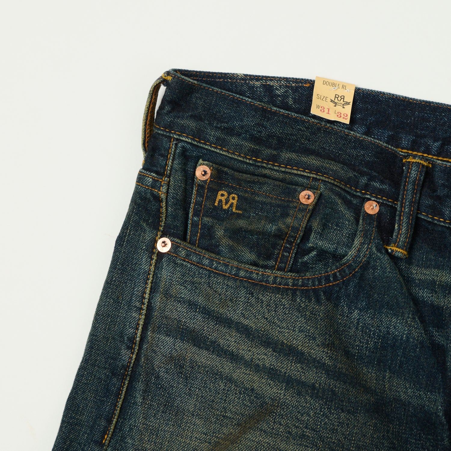 RRL Vintage 5-Pocket Wide Straight Jean - Givins Wash