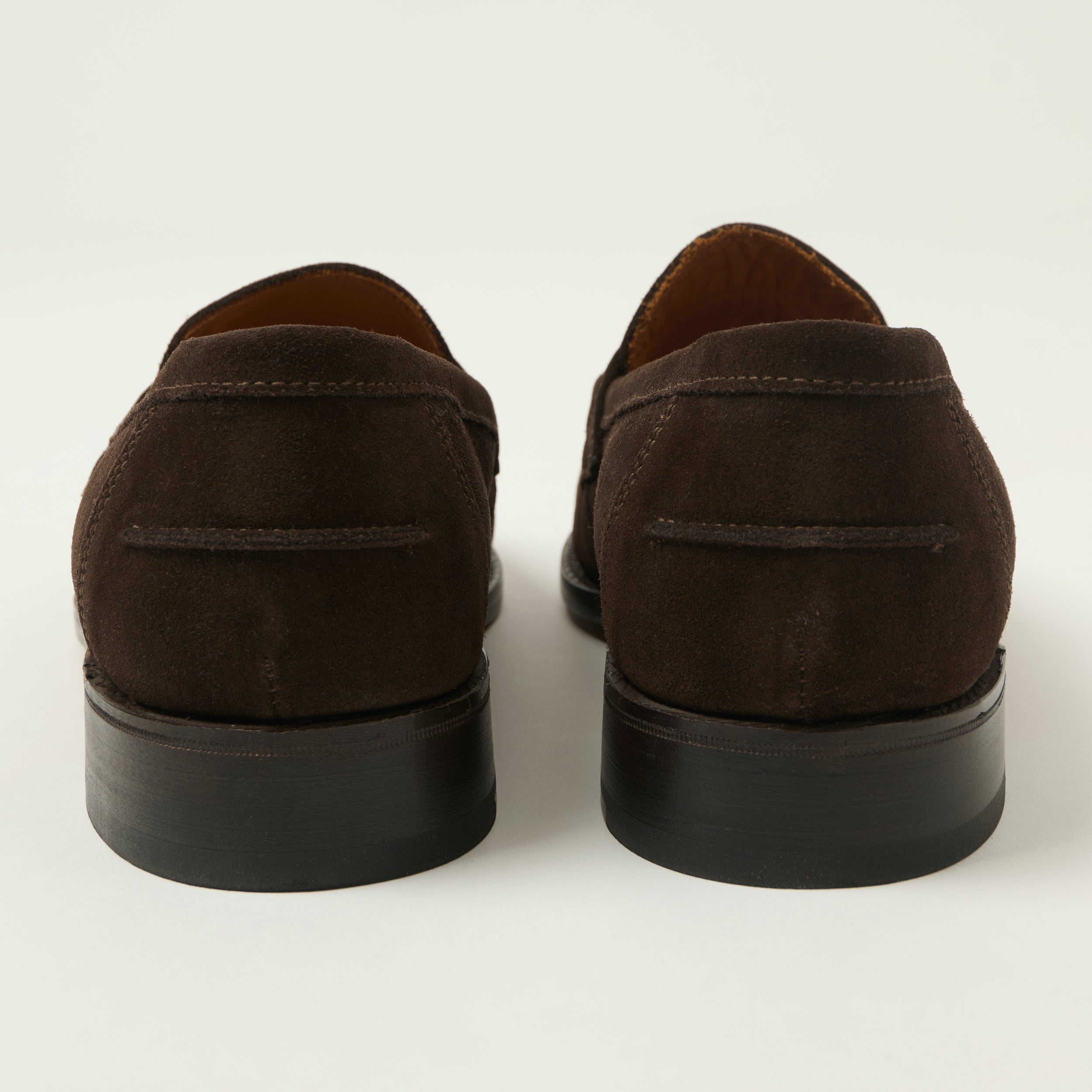 Sanders x FULLCOUNT 'Madrid' Buttseam Penny Loafer - Pinner Suede