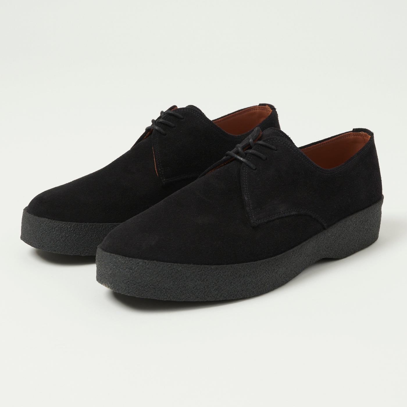 Sanders Japan Collection Brit Shoe - Black Suede