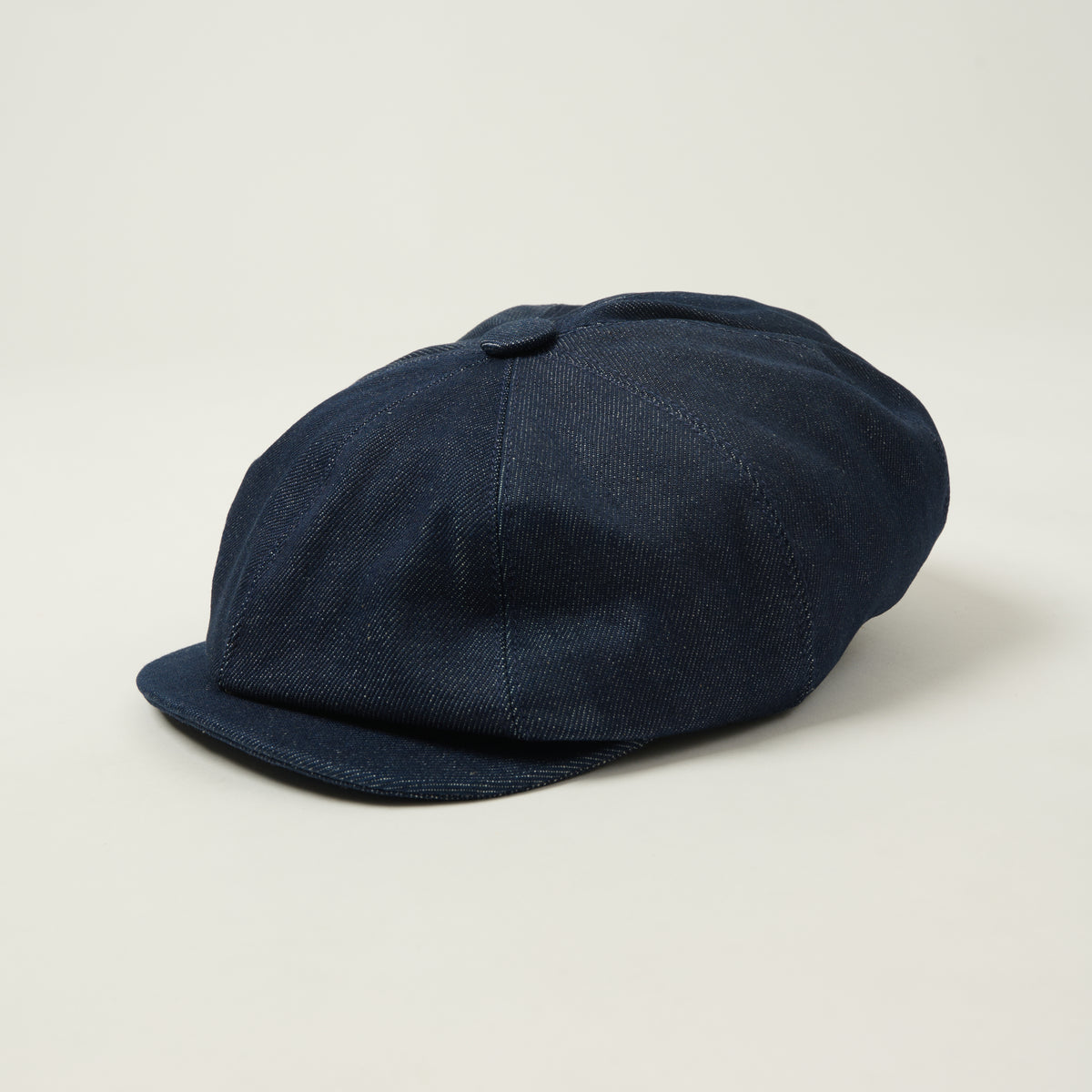 Shangri-La Heritage 'Outlaw' Denim 8-Panel Riders Cap - Raw