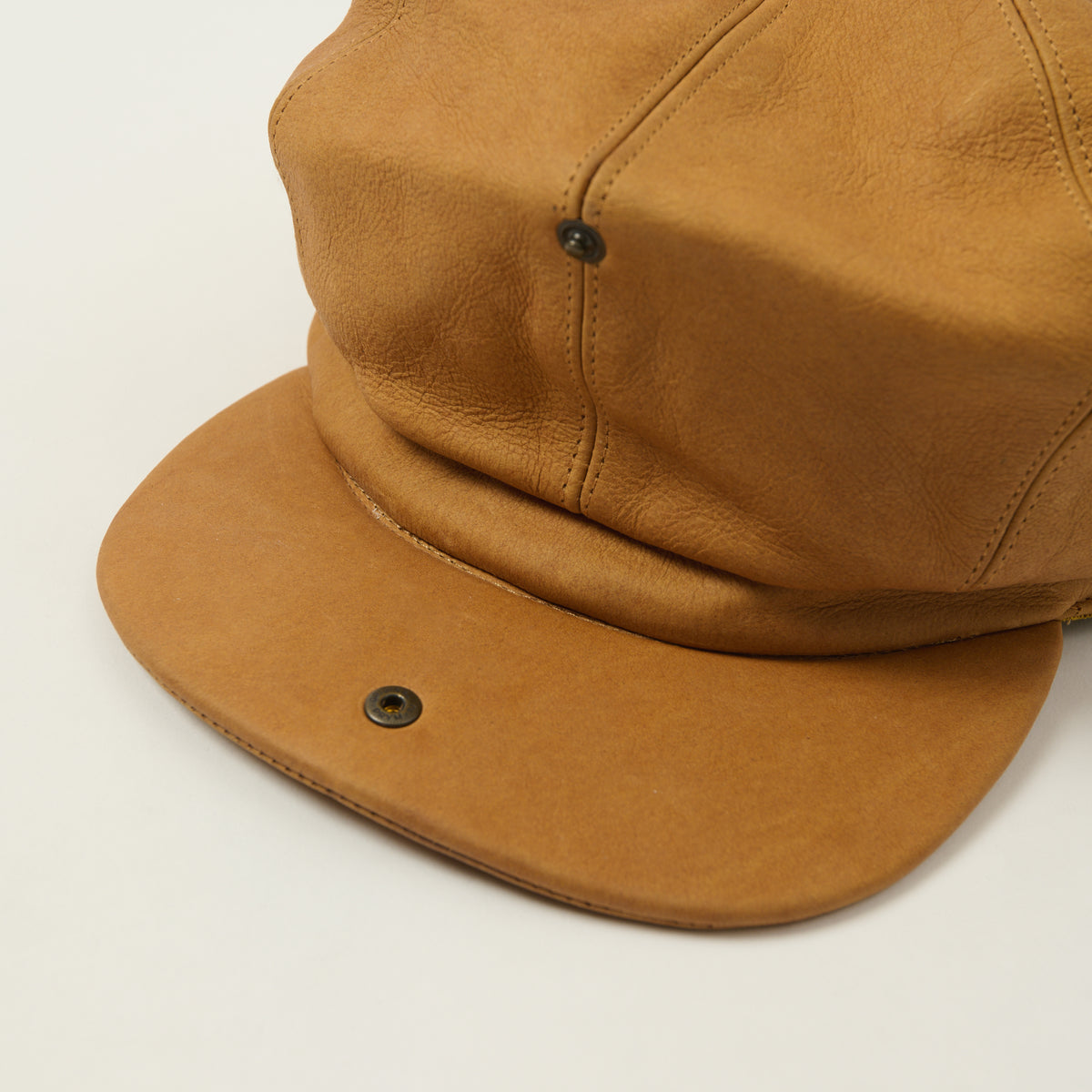 Shangri-La Heritage 'Outlaw' Nubuck 8-Panel Riders Cap - Brown