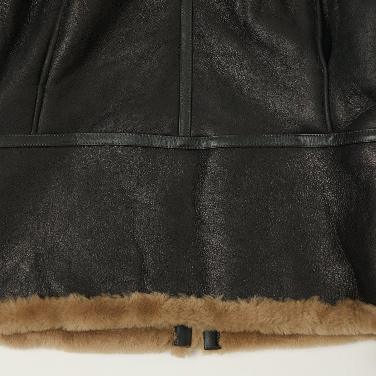 Shangri-La Heritage 'Tornado' B-6 Vintage Shearling Jacket - Black
