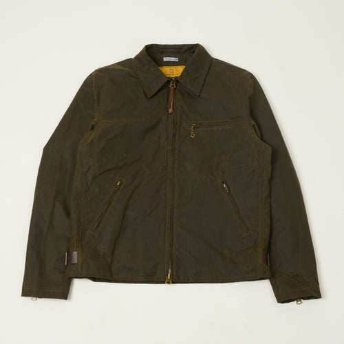 Shangri-La Heritage 'Varenne' Waxed Canvas Jacket - Army Green