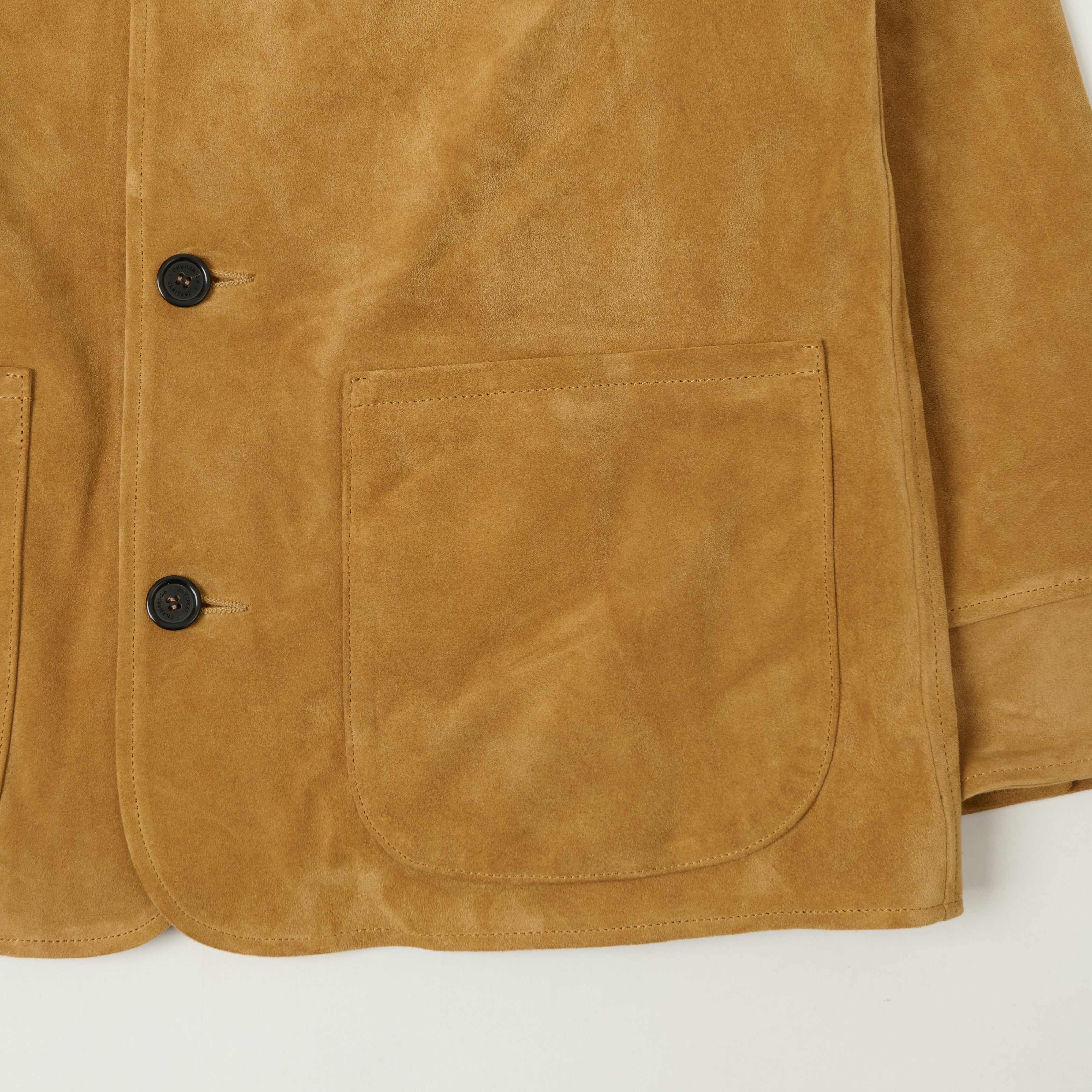 Shangri-La Heritage 'Enzo' Suede Car Coat - Sabbia