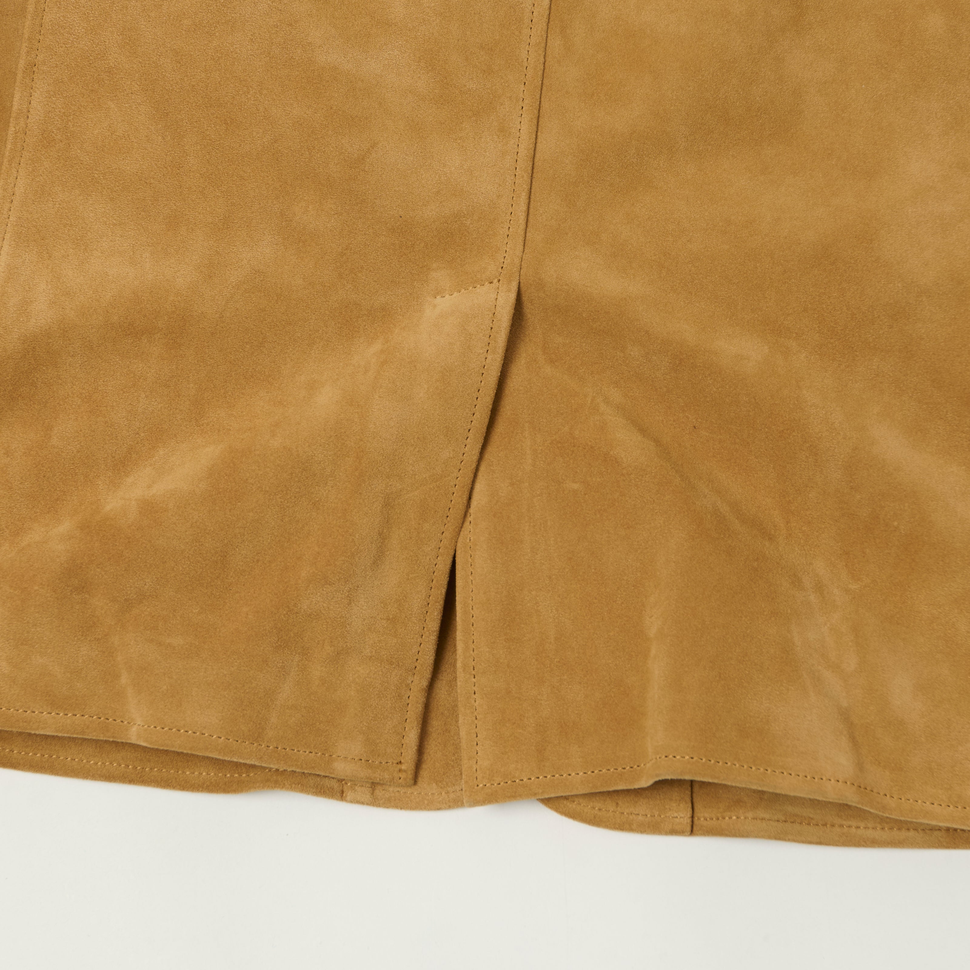 Shangri-La Heritage 'Enzo' Suede Car Coat - Sabbia