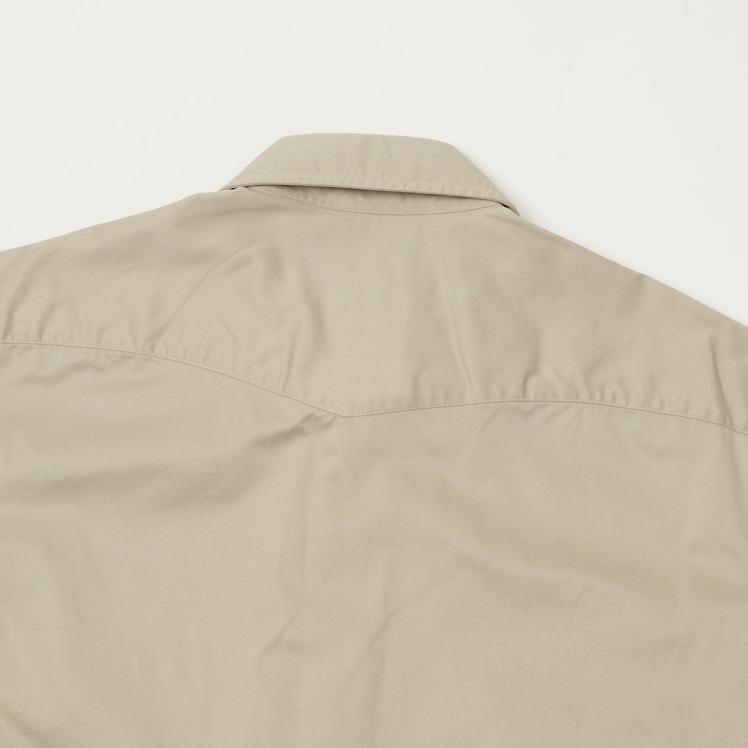 Shangri-La Heritage 'Gonzo' Gabardine Western Shirt - Beige