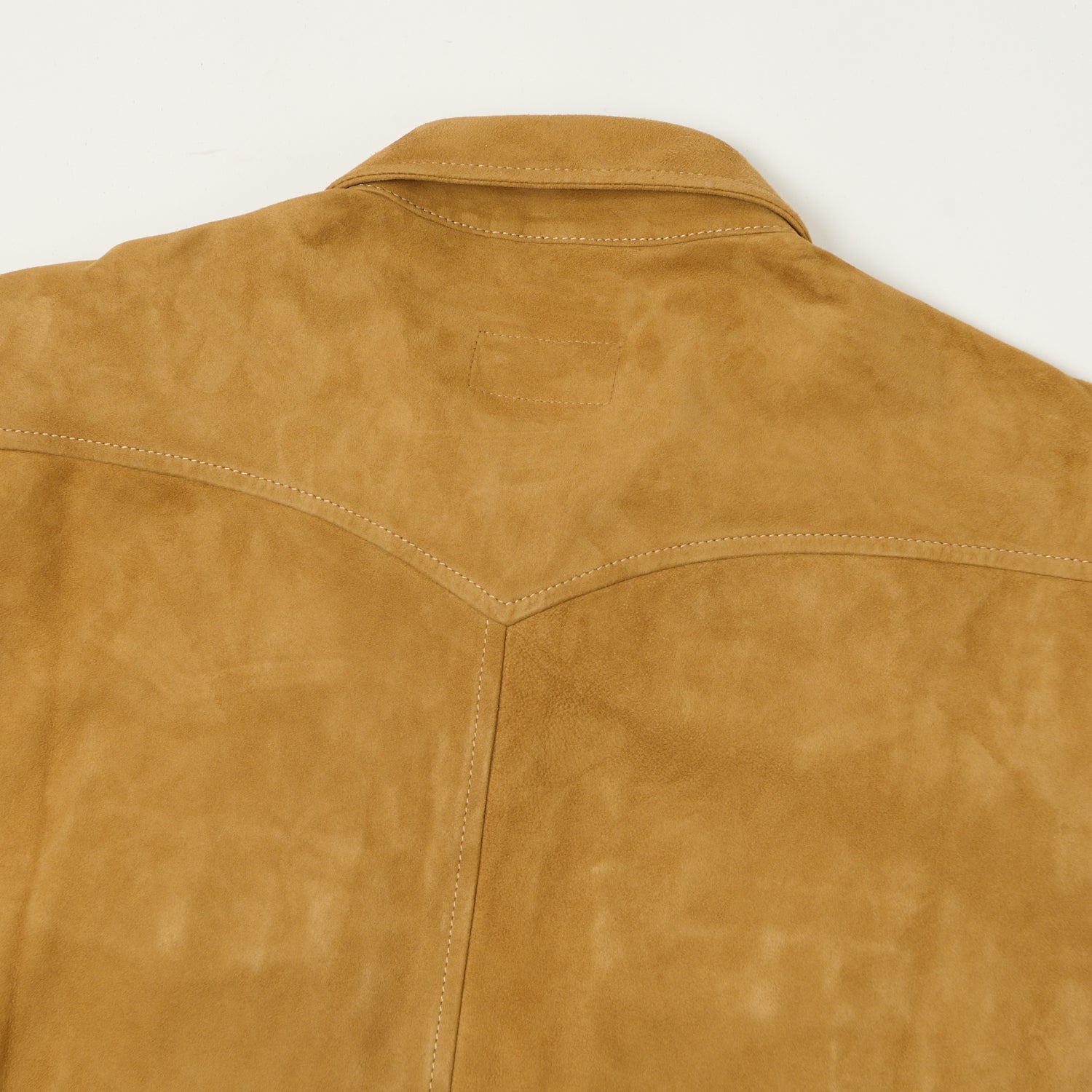 Shangri-La Heritage 'Gonzo' Suede Western Shirt - Sabbia