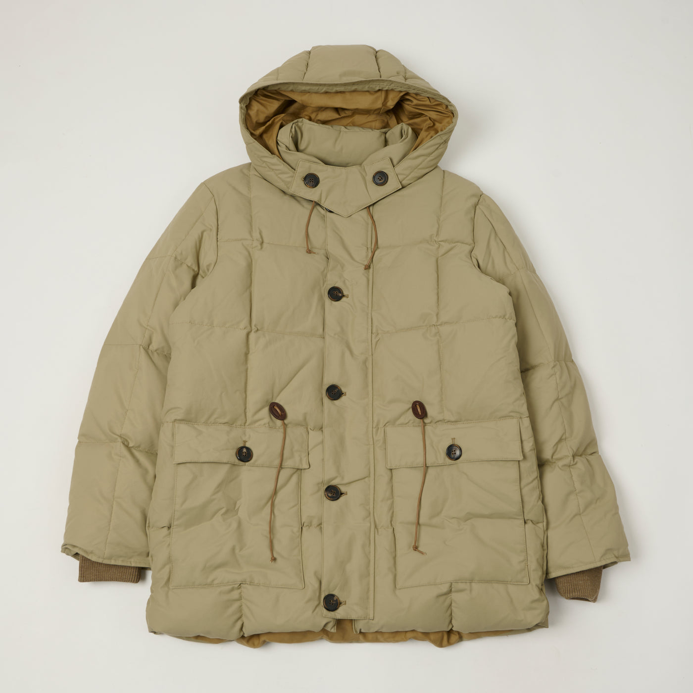 Shangri-La Heritage 'Presena' Quilted Down Jacket - Beige