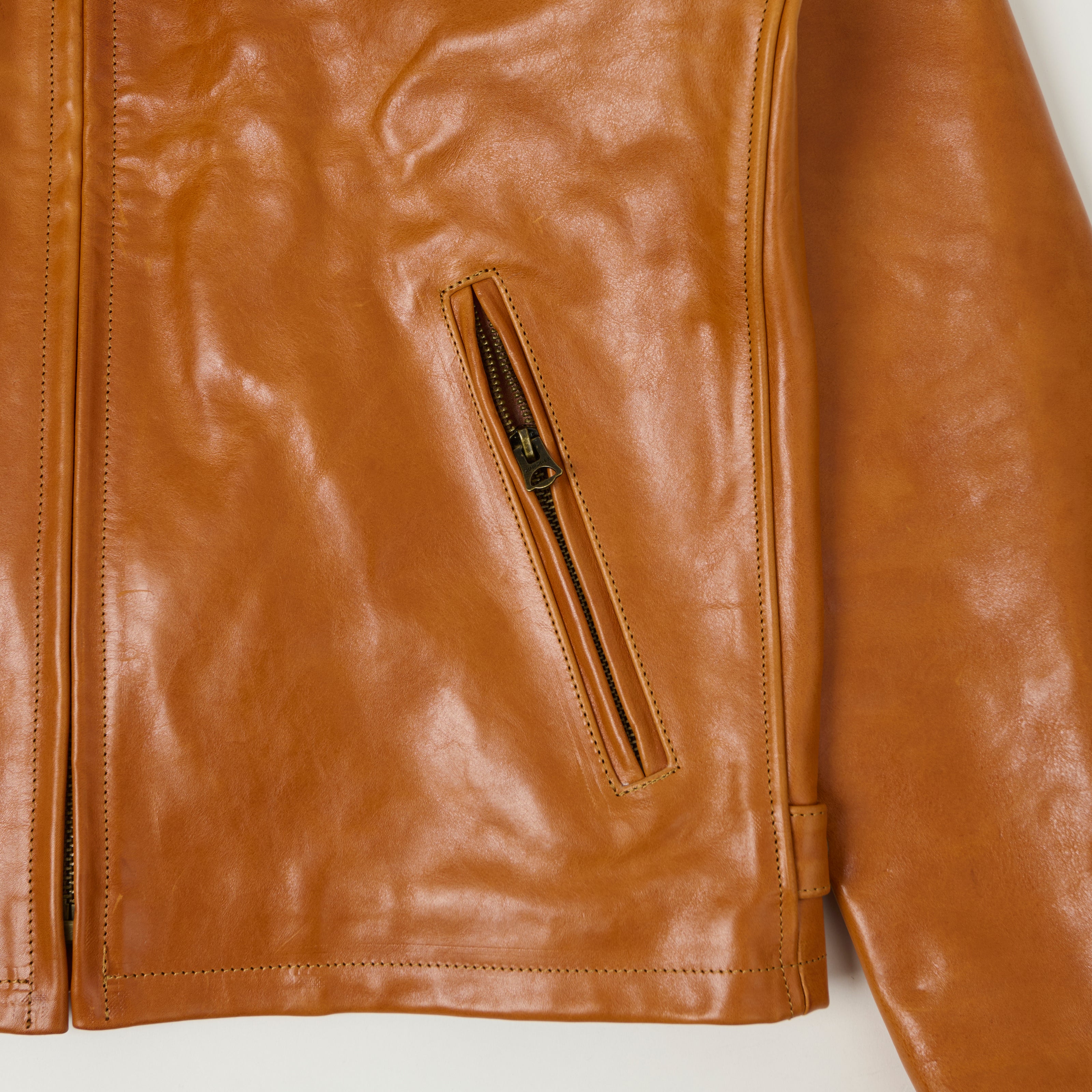 Shangri-La Heritage 'Varenne' Badalassi Leather Jacket - Olmo