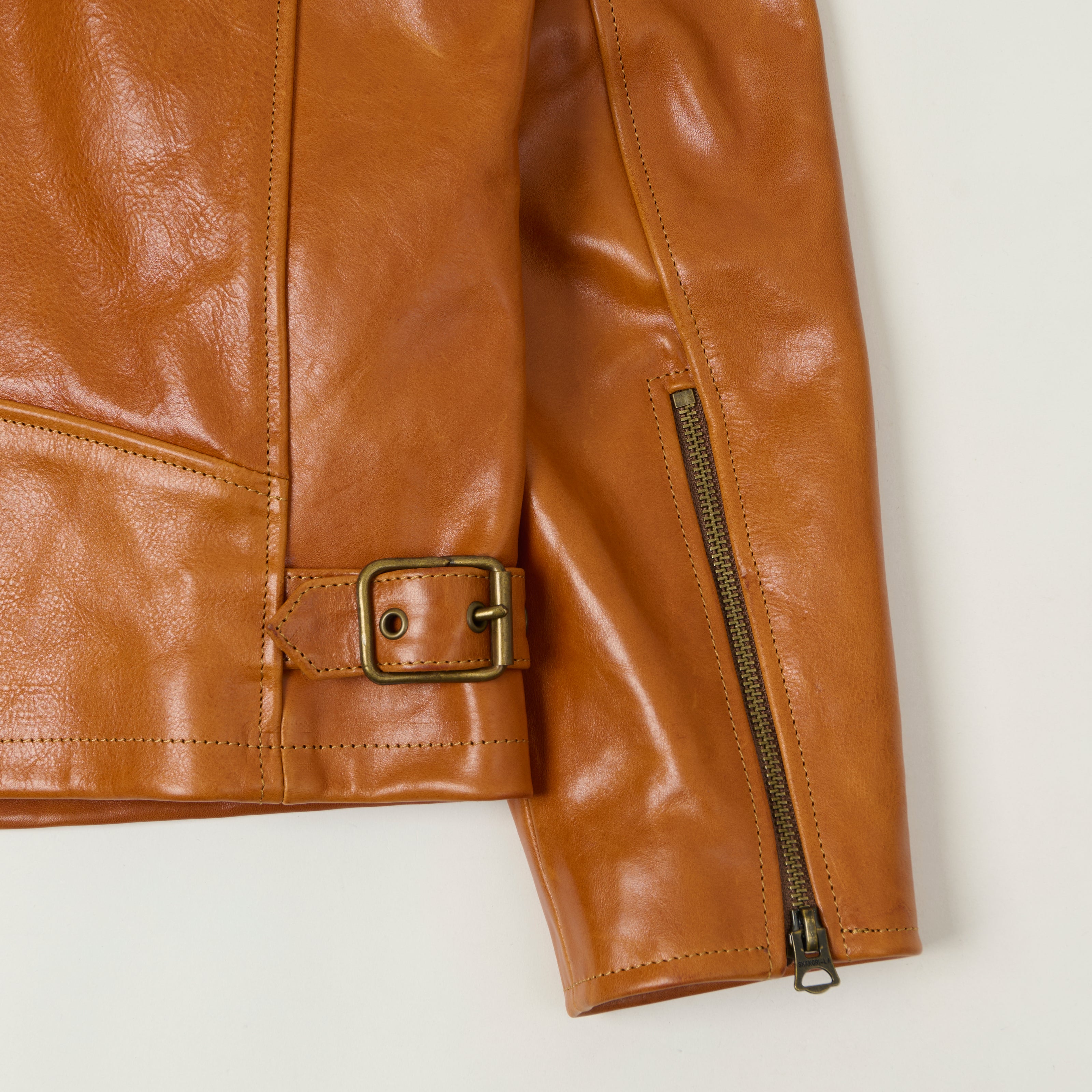 Shangri-La Heritage 'Varenne' Badalassi Leather Jacket - Olmo
