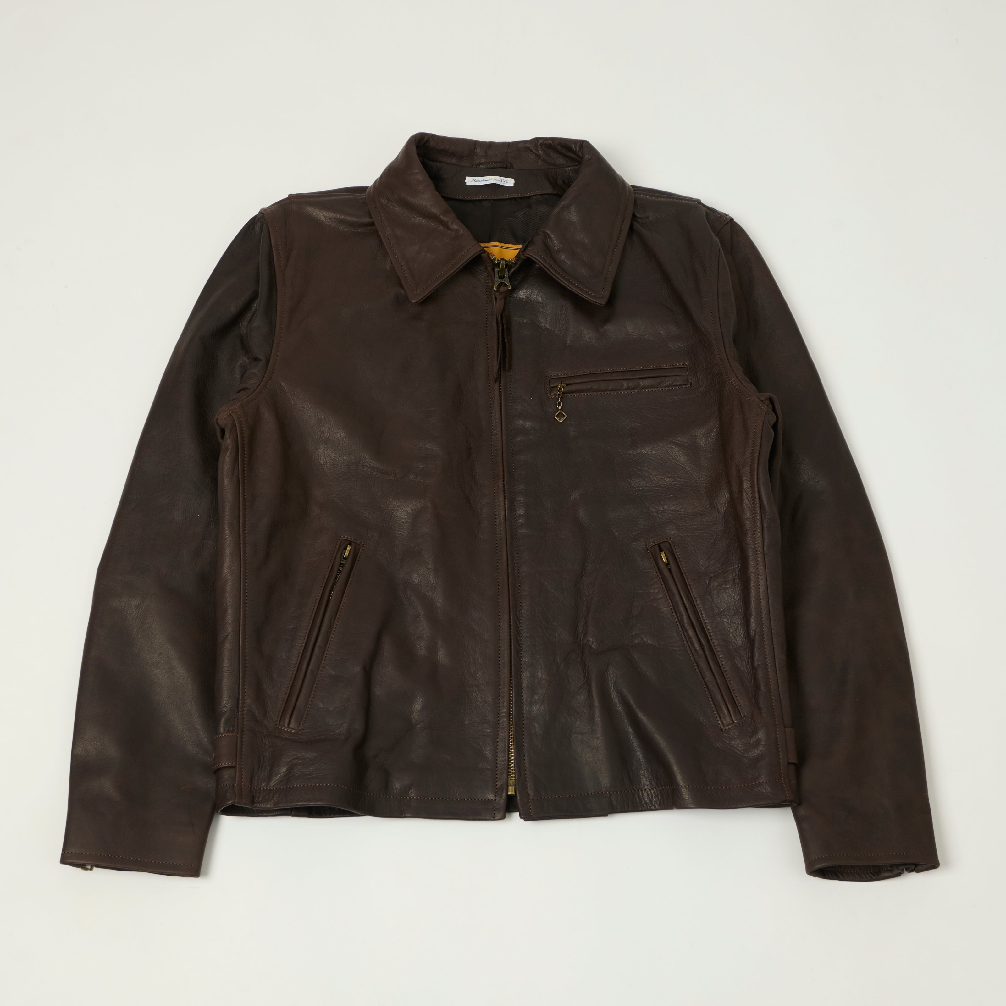 Shangri-La Heritage 'Varenne' Steerhide Leather Jacket - Brown